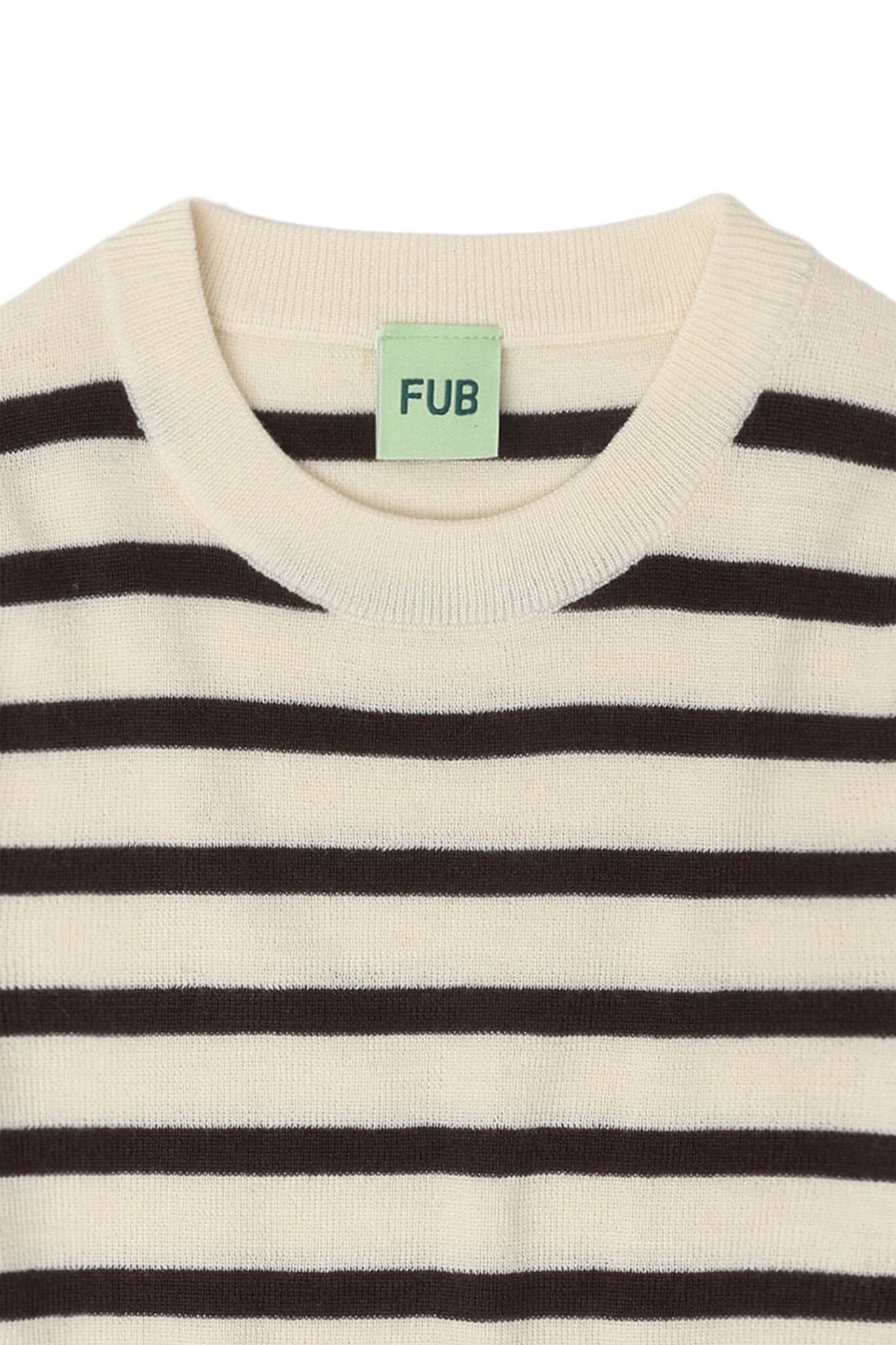 FUB — FUB / Stribet Uld Bluse / Mocca — alternativt billede