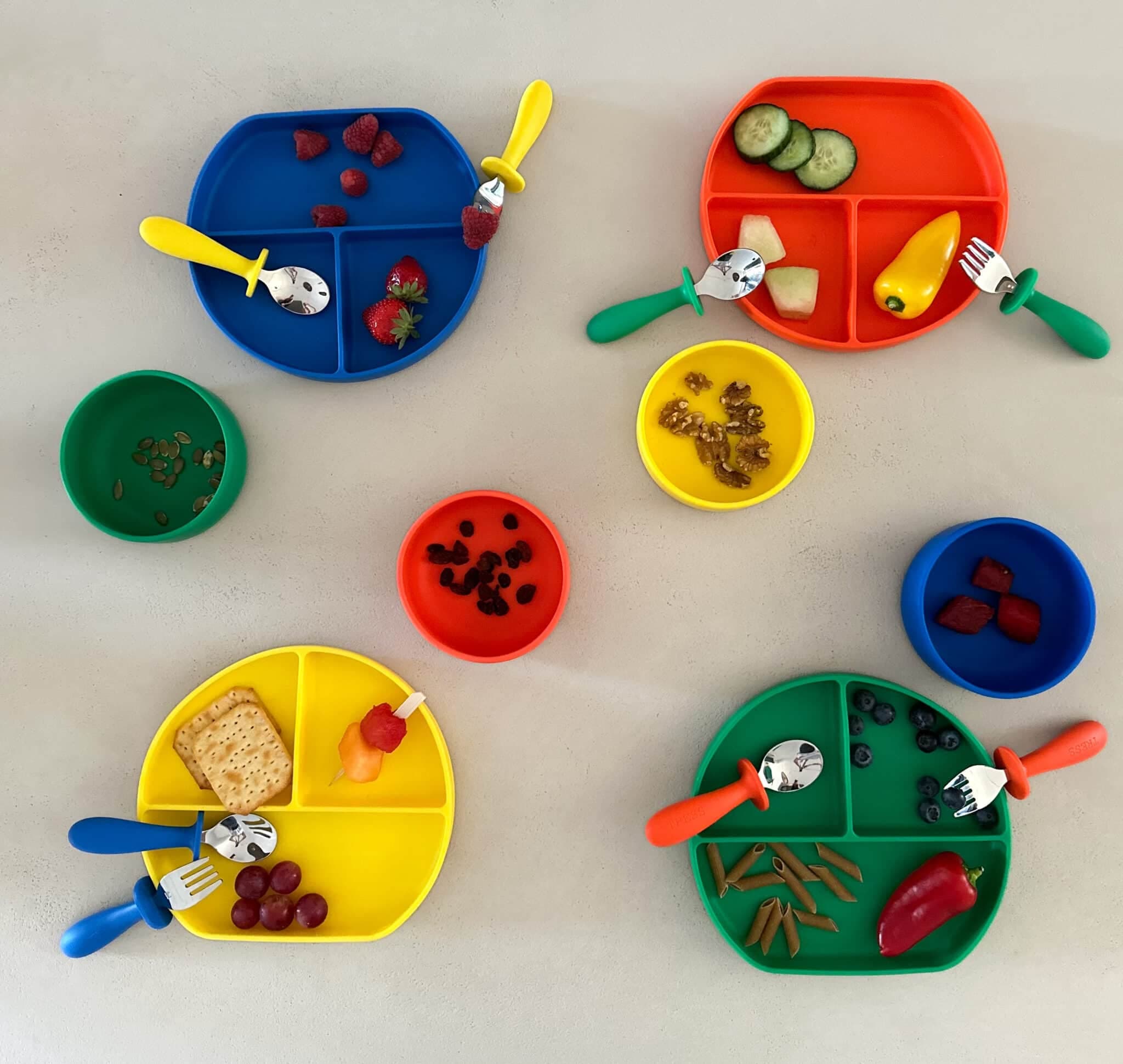 Tress Tableware / Ske og gaffel / blå — billede 2