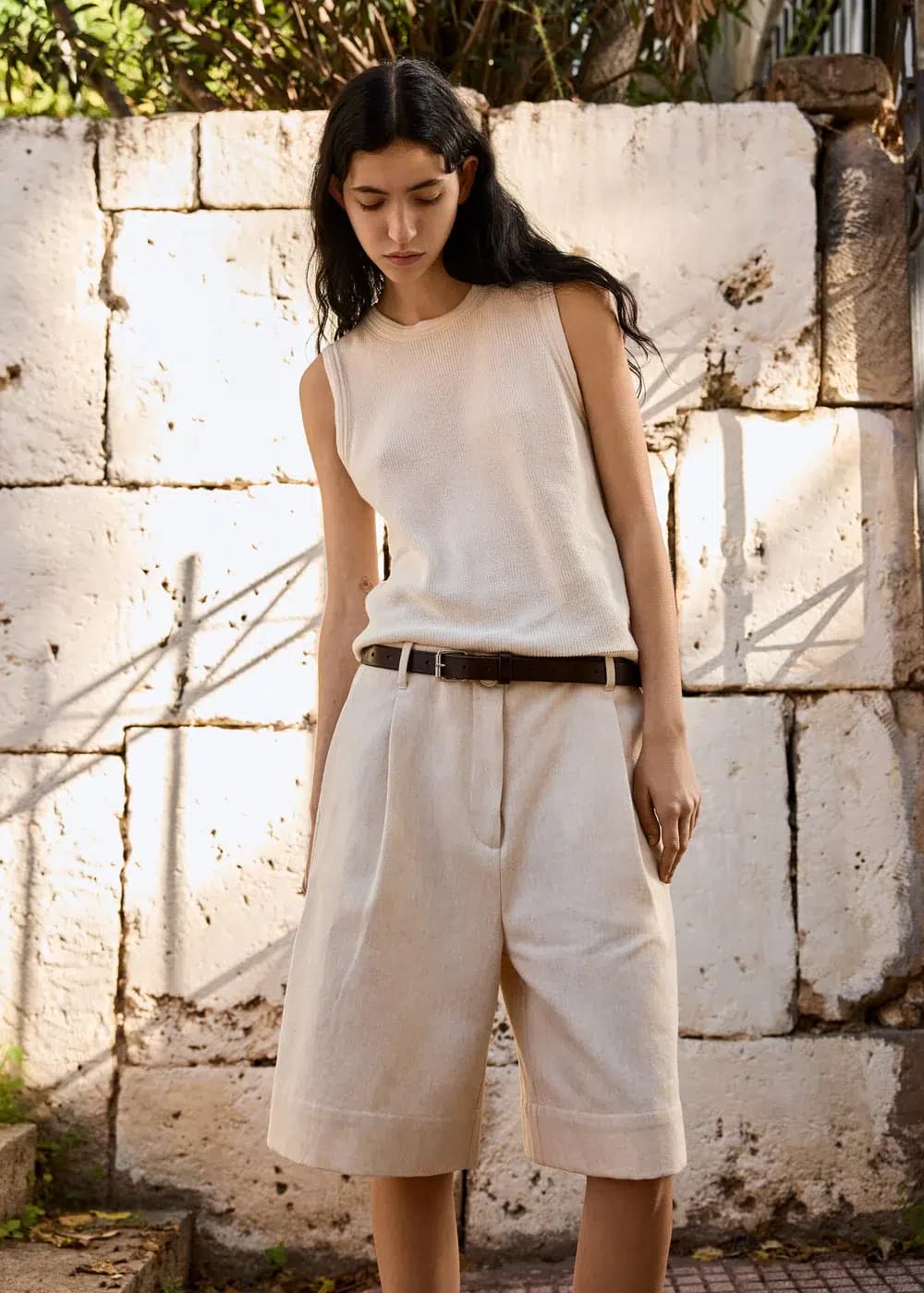 Aiayu / Esha strikket top / Pure Ecru — billede 4