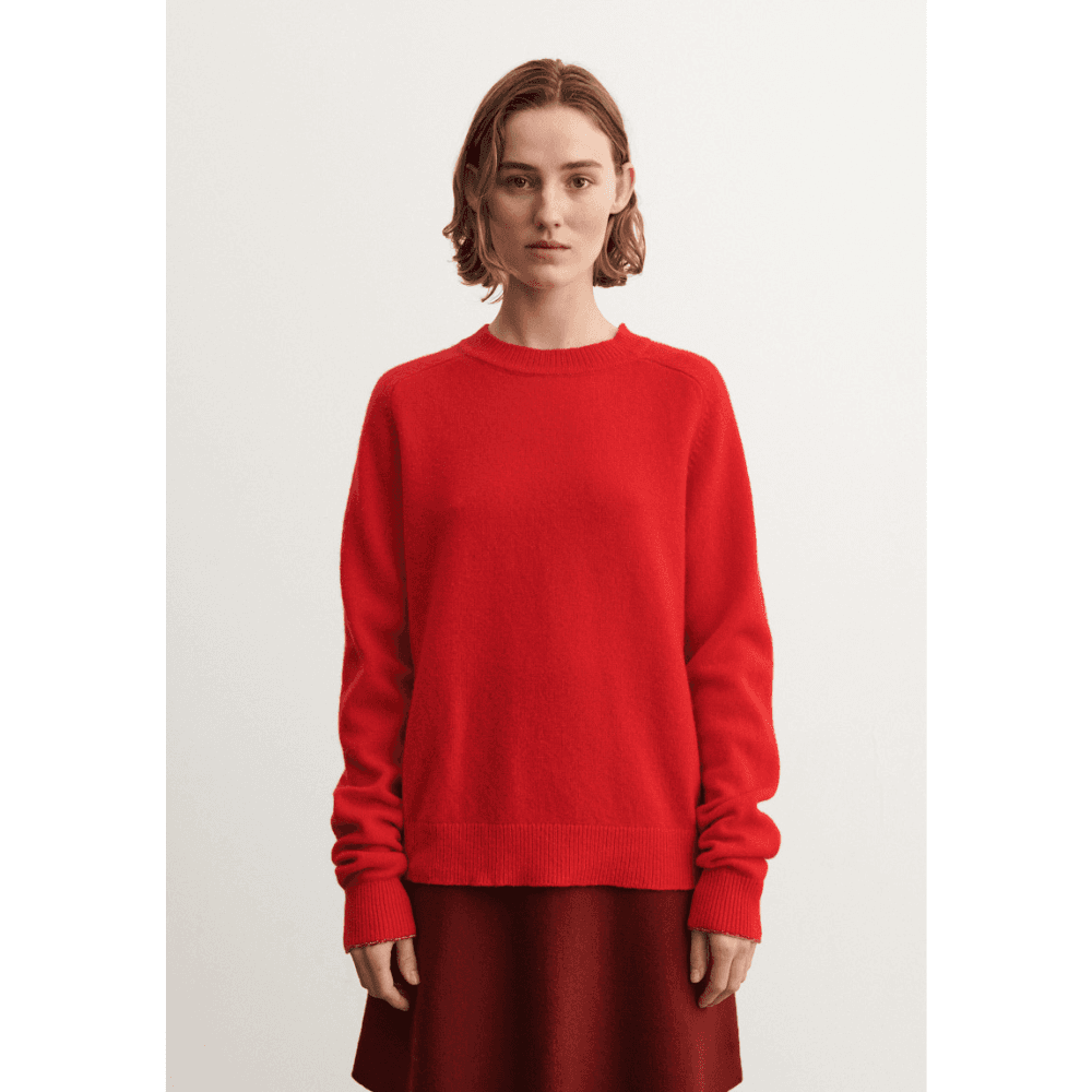 FUB Woman — FUB Woman / Lammeulds Sweater / Signal Red — alternativt billede