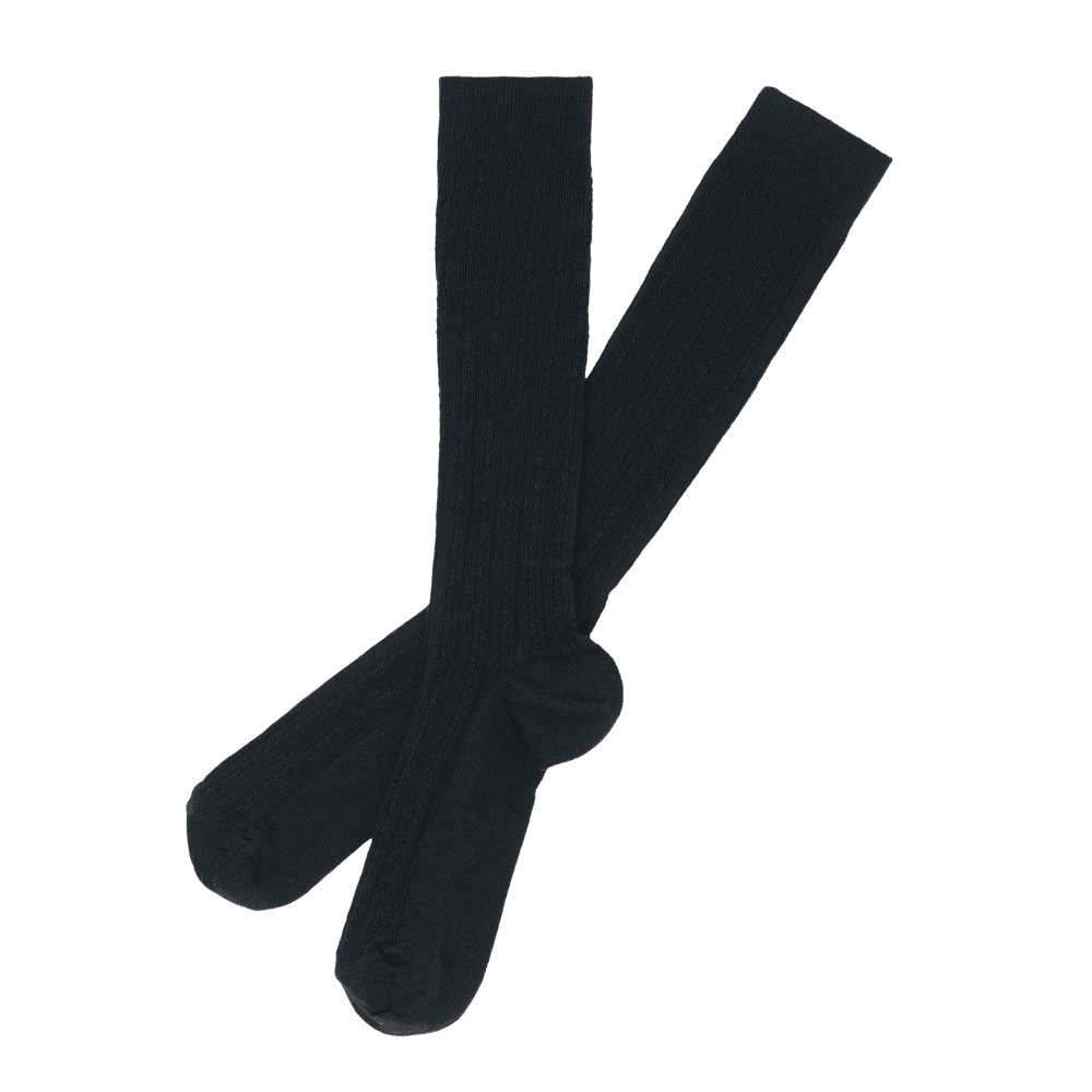 FUB Woman — FUB Woman / Uld Knæstrømper / Dark Navy