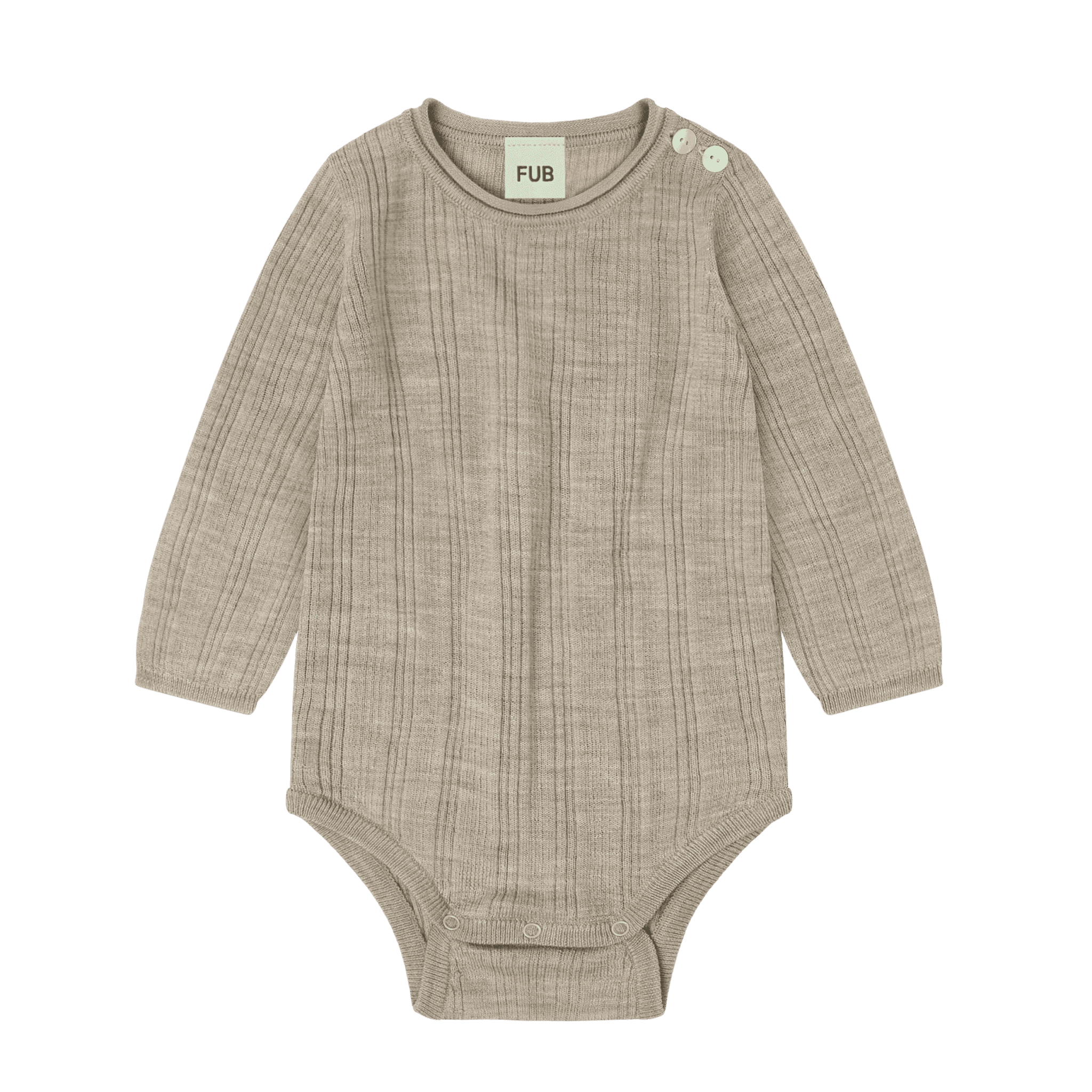 FUB — FUB / Baby Rib Uld Body / Oat Melange