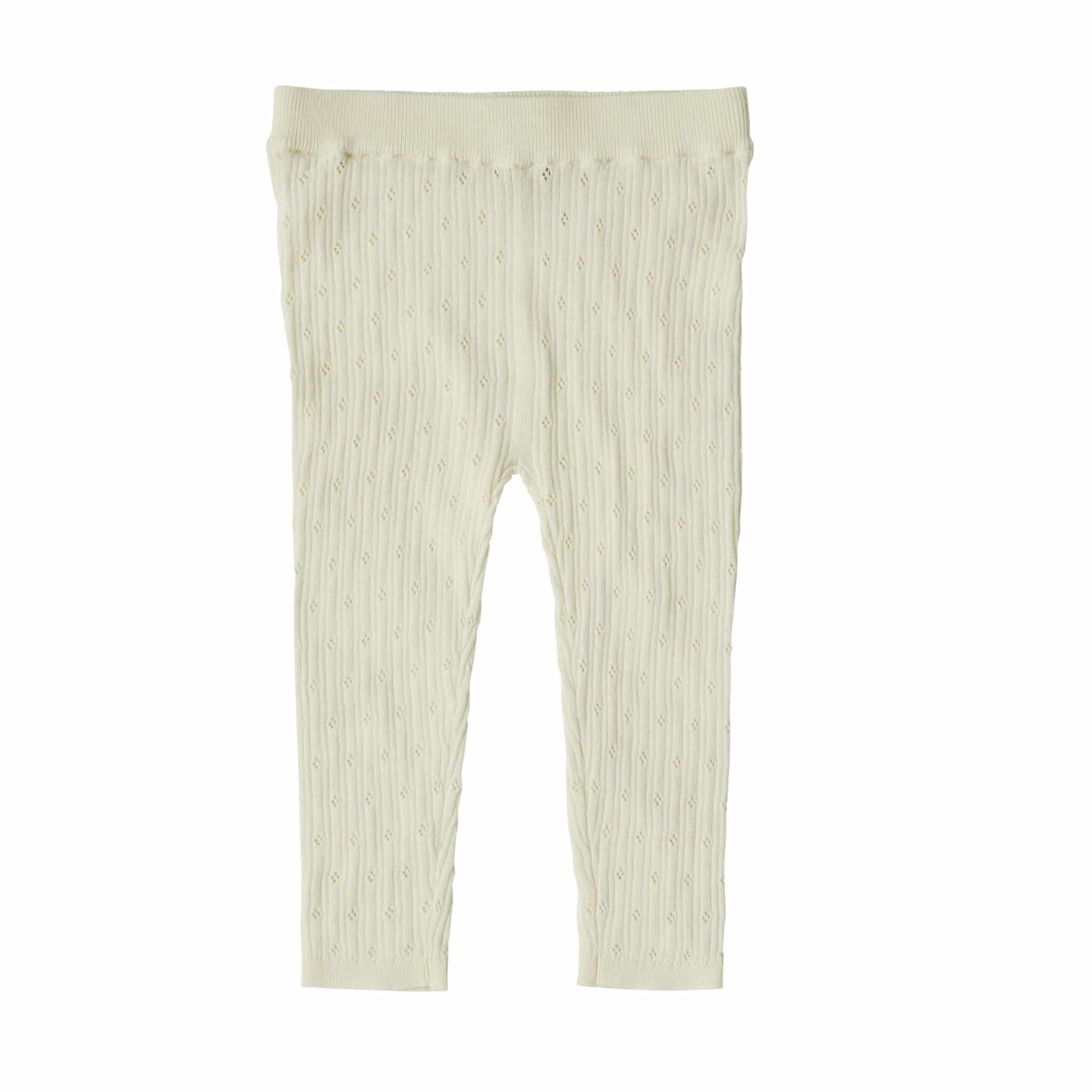 FUB — FUB / Baby pointelle leggings / Ecru