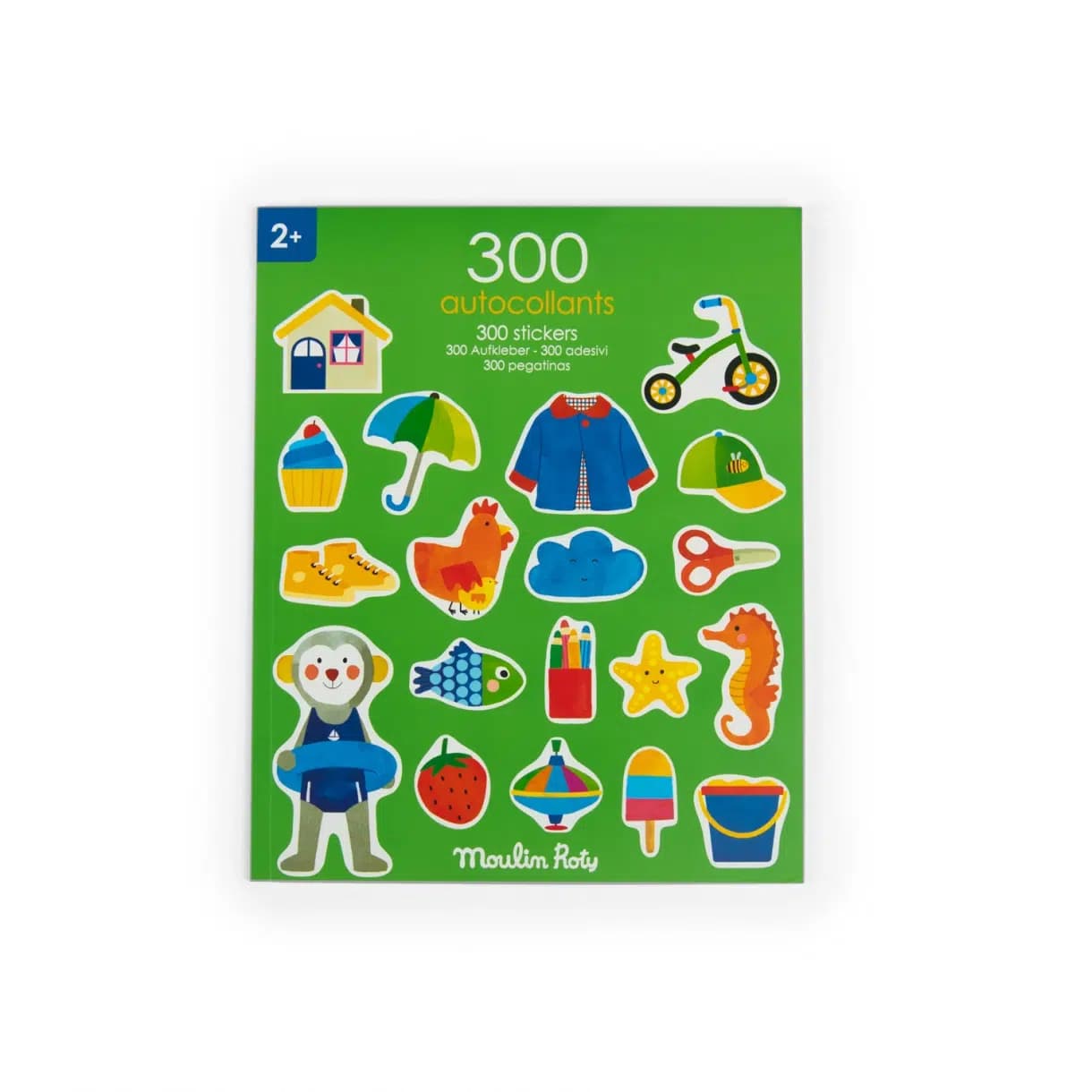 Moulin Roty / Klistermærkebog 300 stk / Les Popipop