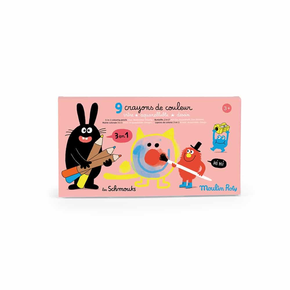 Moulin Roty / 3i1 farveblyanter — billede 3