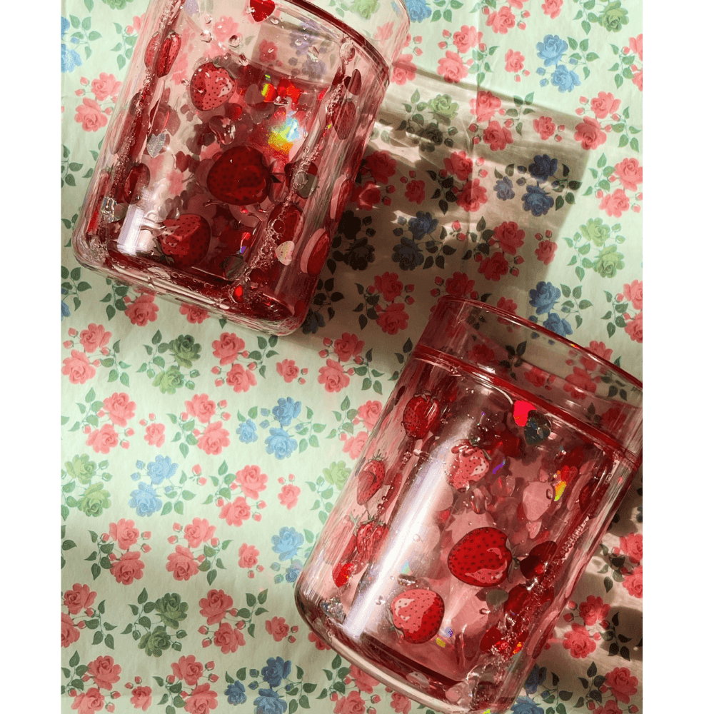 Konges Sløjd / 2-pak glitterkop / Fragola — billede 2