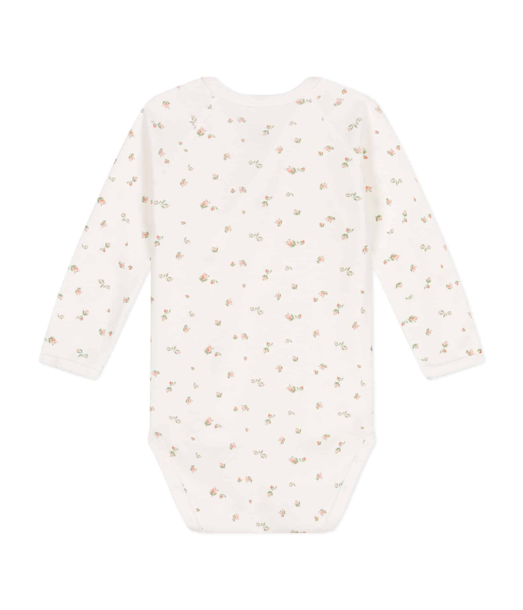 Petit Bateau / Newborn body / blomster — billede 2