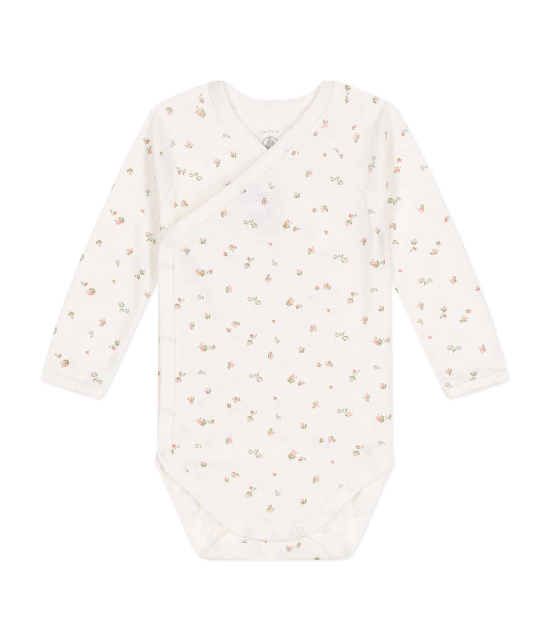 Petit Bateau / Newborn body / blomster