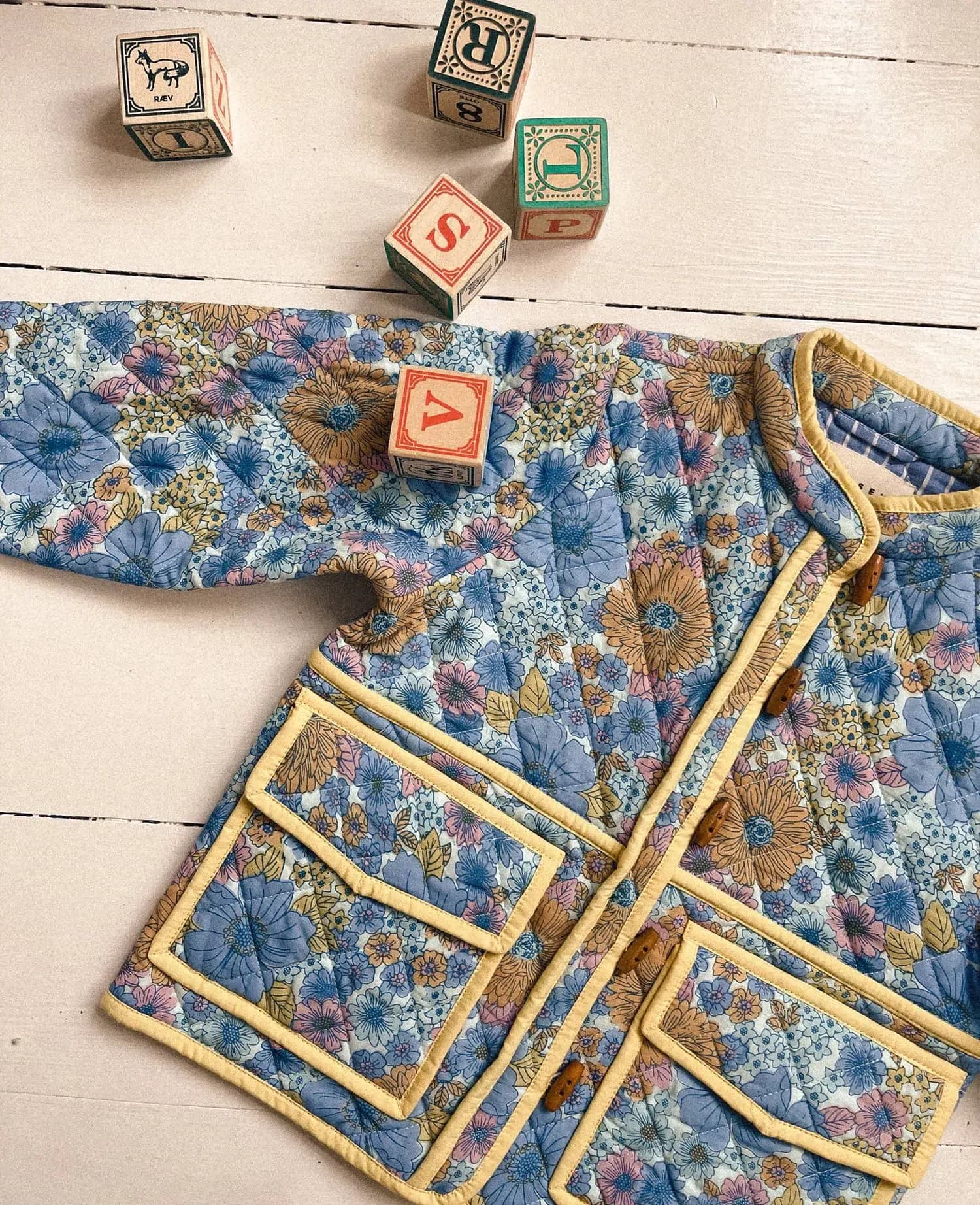 Sissel Edelbo MINI / Adriane Quilted Jakke / Pastel Blue — billede 2