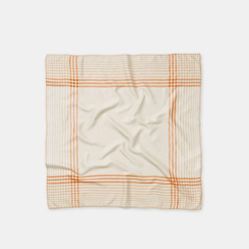 Aiayu / Electra Silketørklæde / Mix Burnt Orange — billede 3