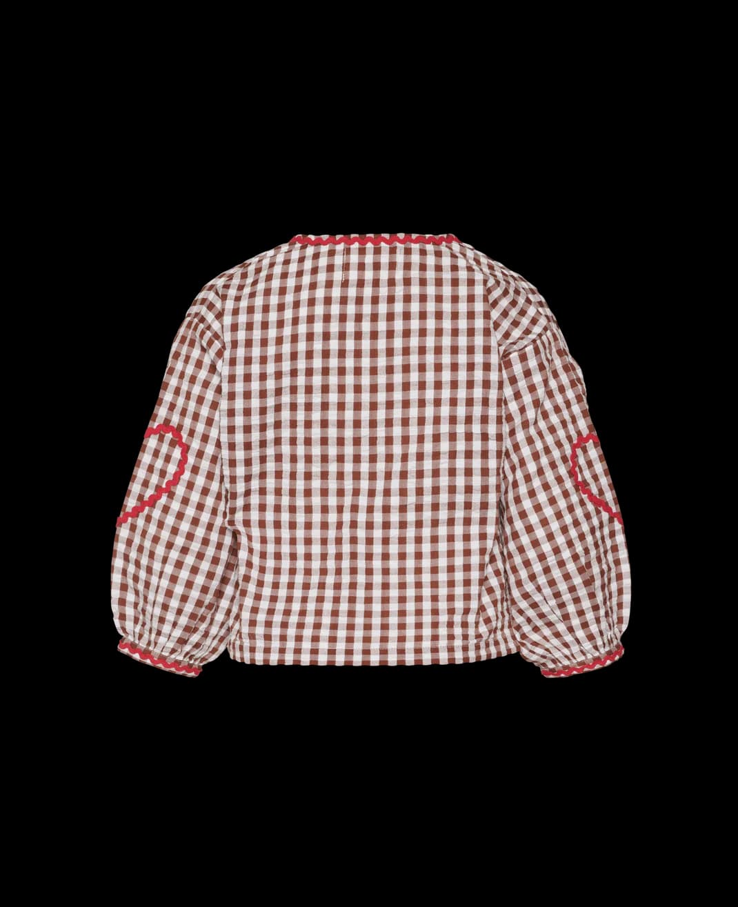 Sissel Edelbo MINI / Astrid mini top / Brown Checks — billede 2