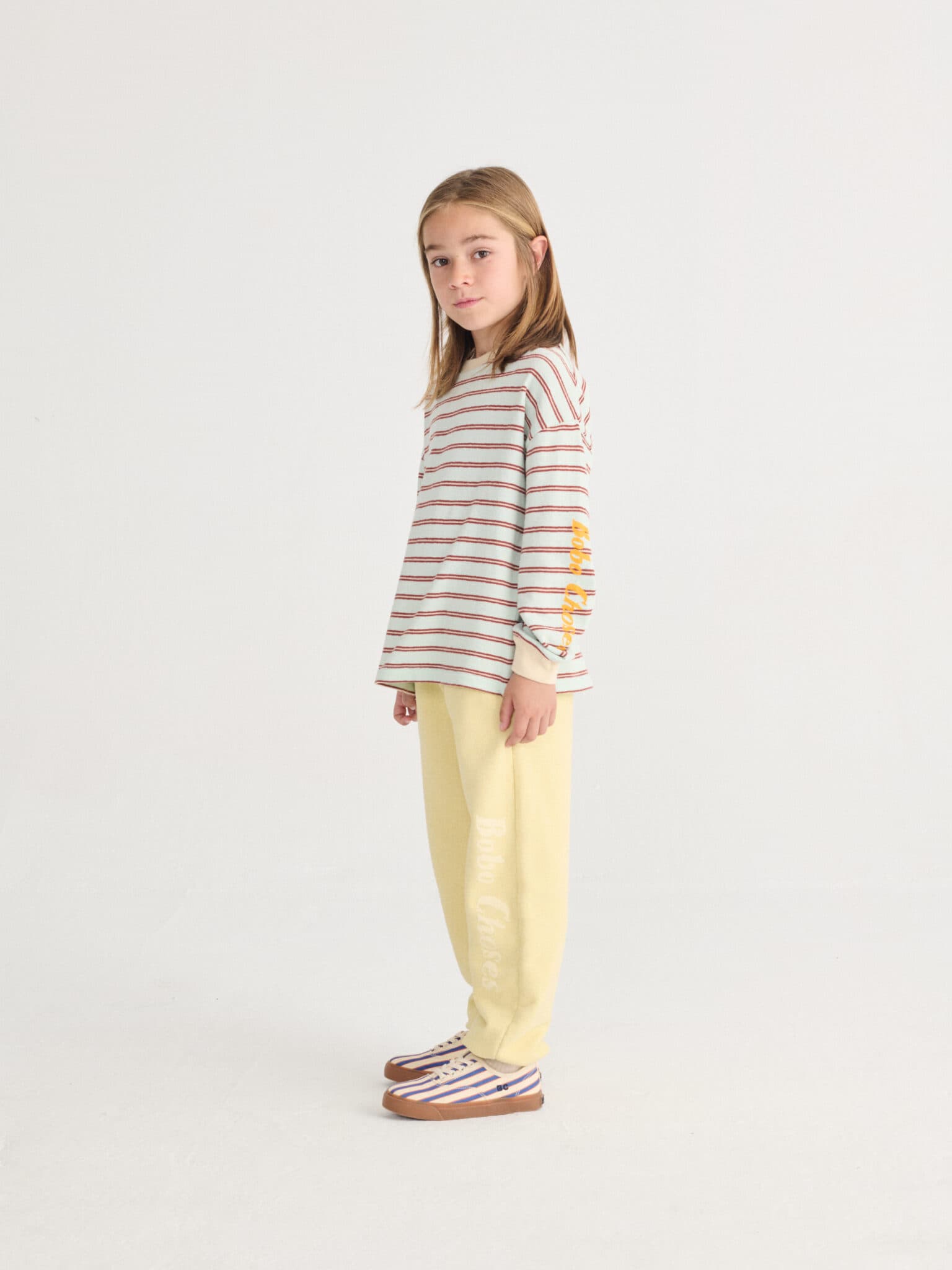 Bobo Choses / Stripes langærmet T-shirt — billede 3