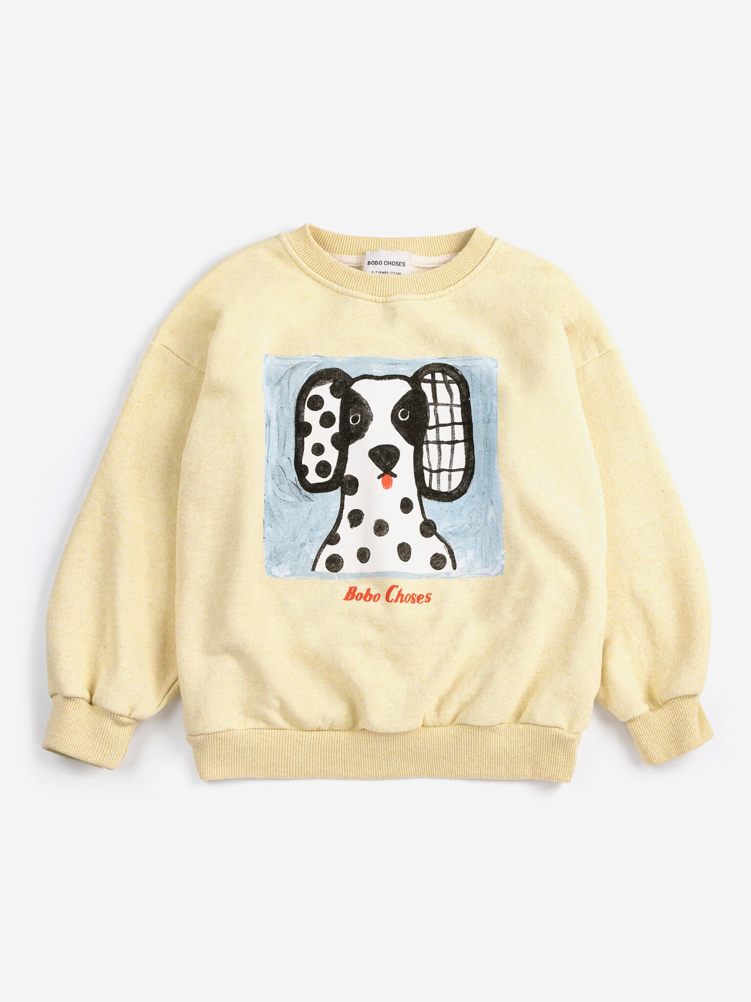 Bobo Choses / Van Dog sweatshirt / Gul