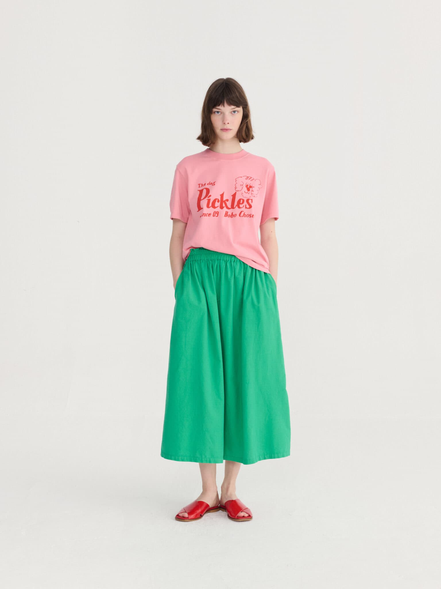 Bobo Choses Woman / Lang Nederdel bomuld / Grøn