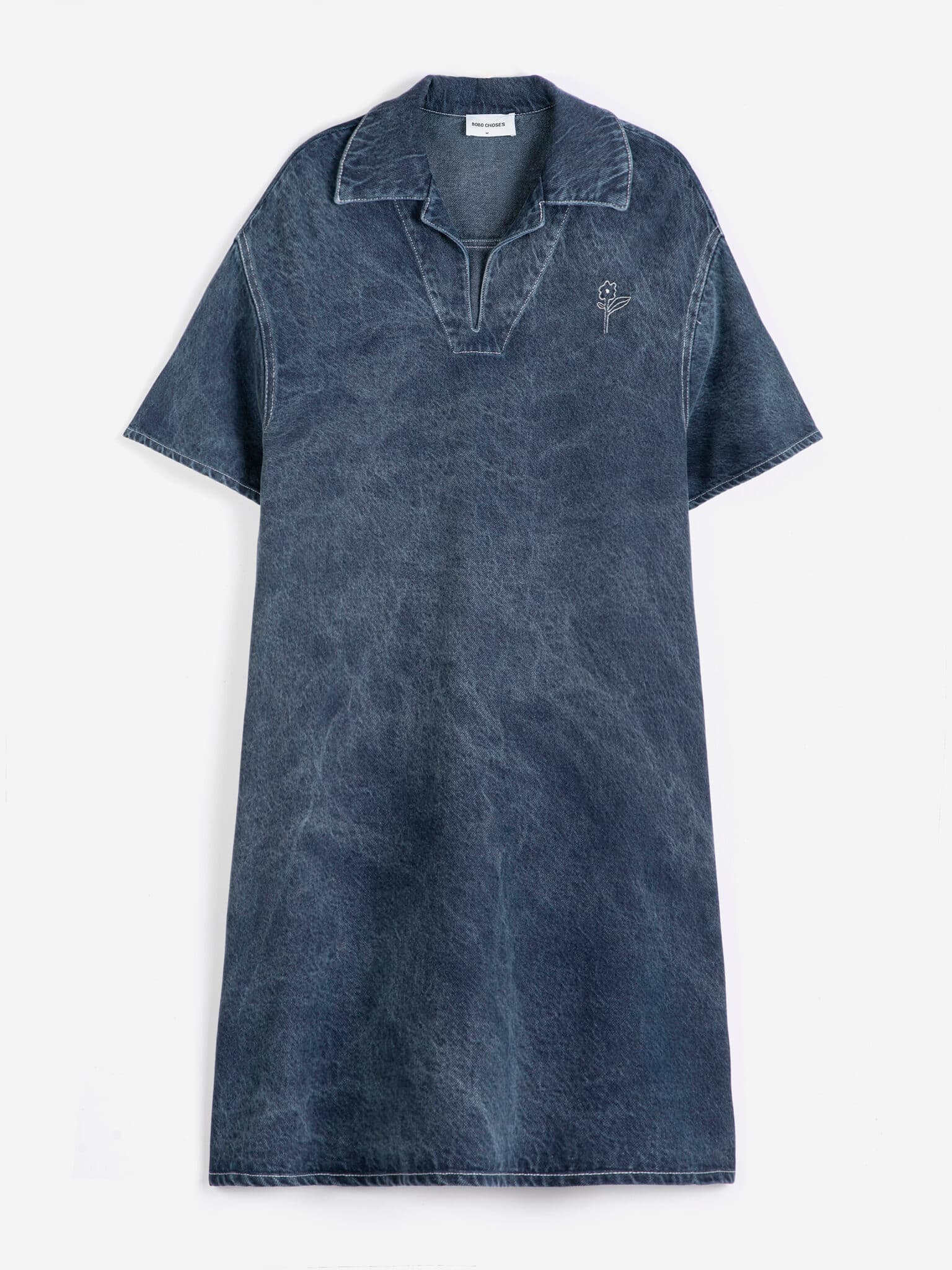 Bobo Choses Woman / Vasket Denim Polo Kjole — billede 3