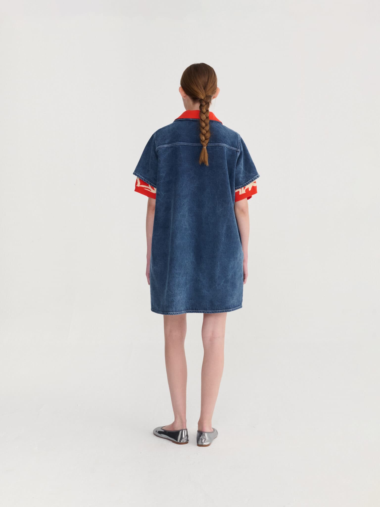 Bobo Choses Woman / Vasket Denim Polo Kjole — billede 5