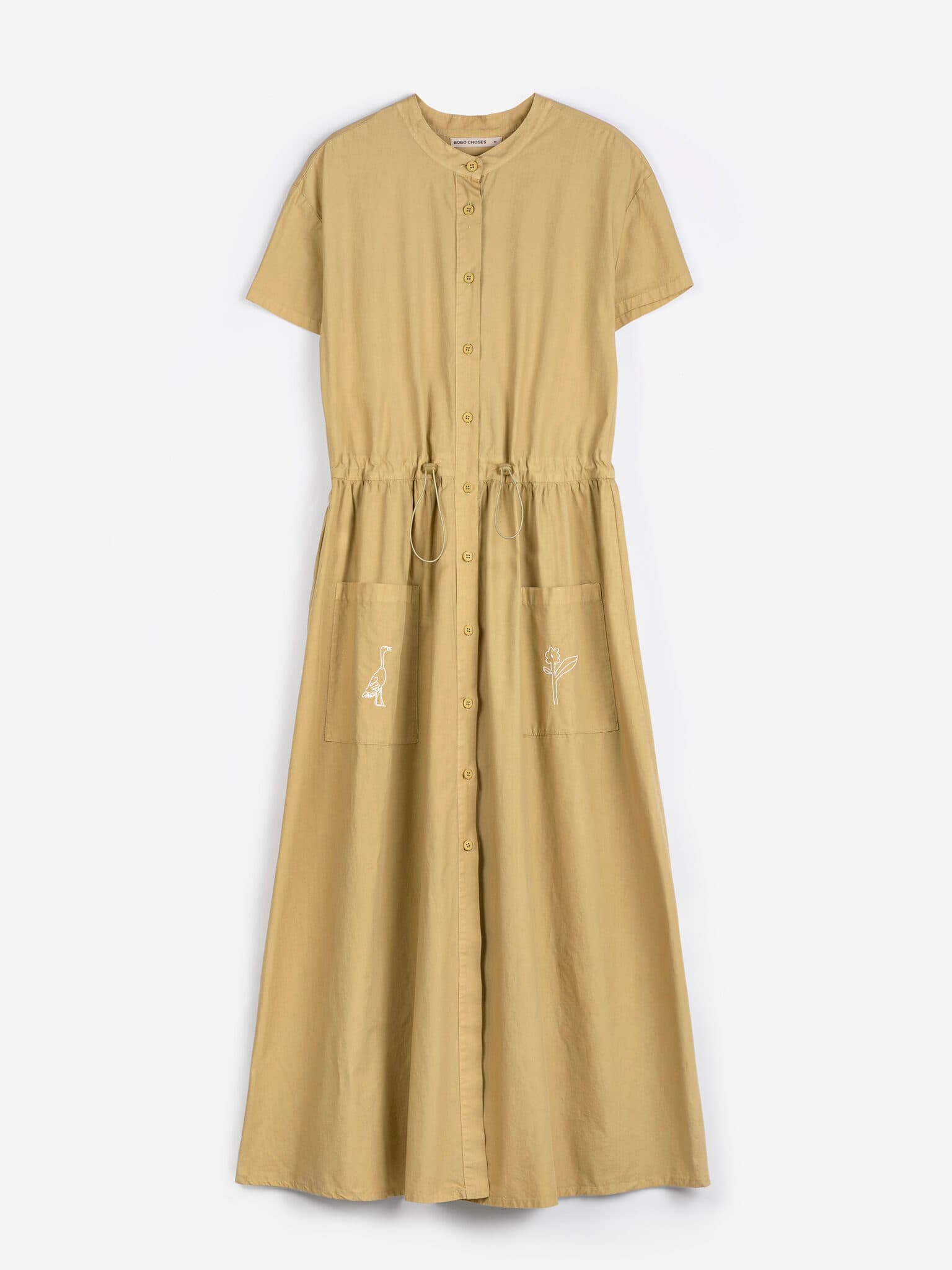 Bobo Choses Woman / Lang skjortekjole / khaki — billede 5