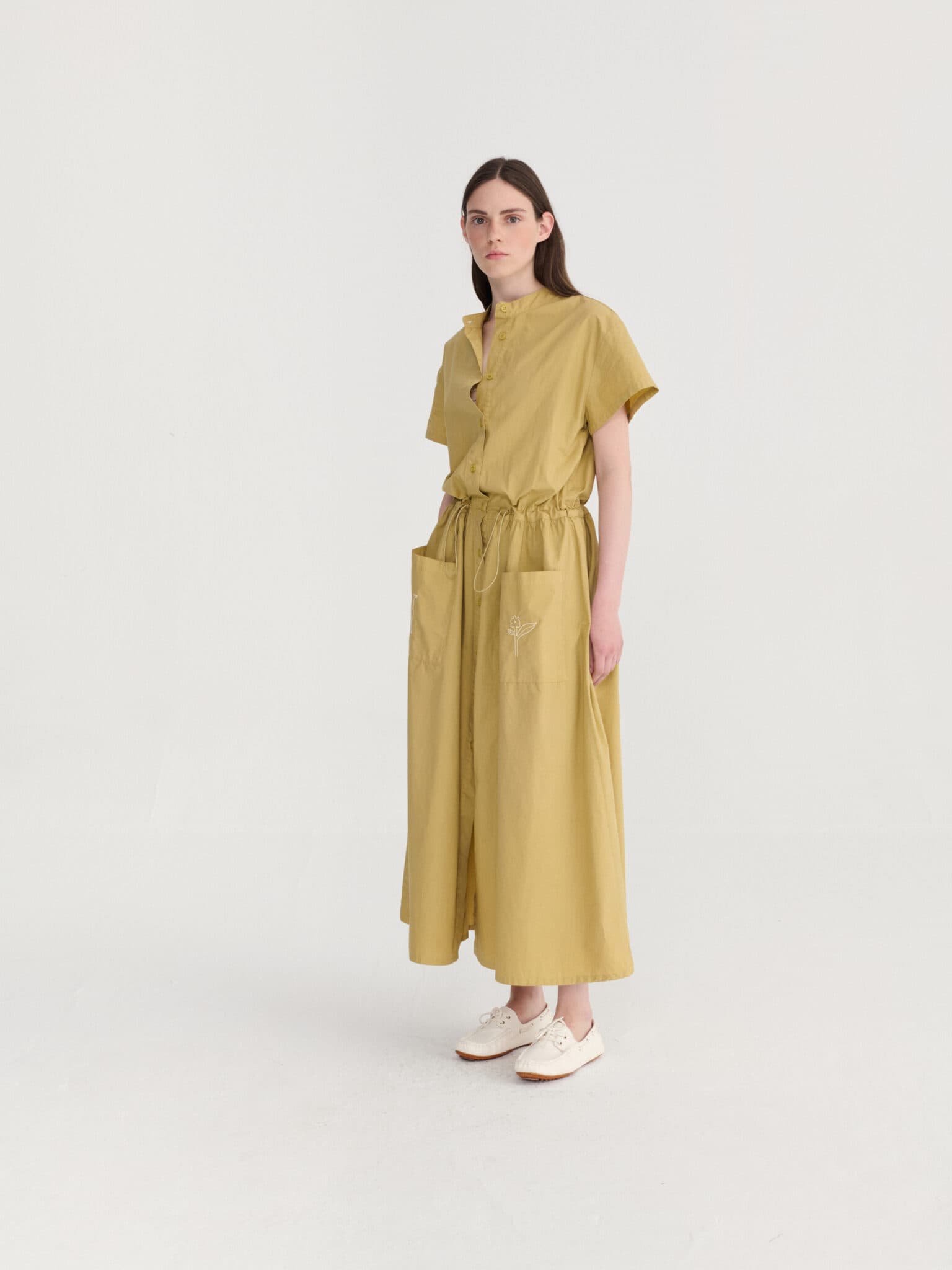 Bobo Choses Woman / Lang skjortekjole / khaki