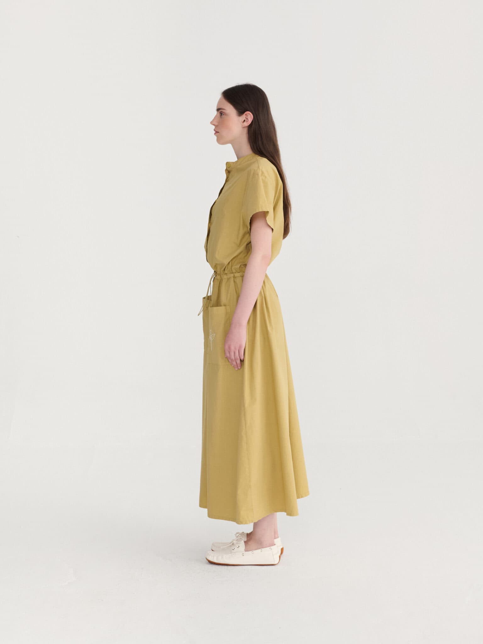 Bobo Choses Woman / Lang skjortekjole / khaki — billede 8