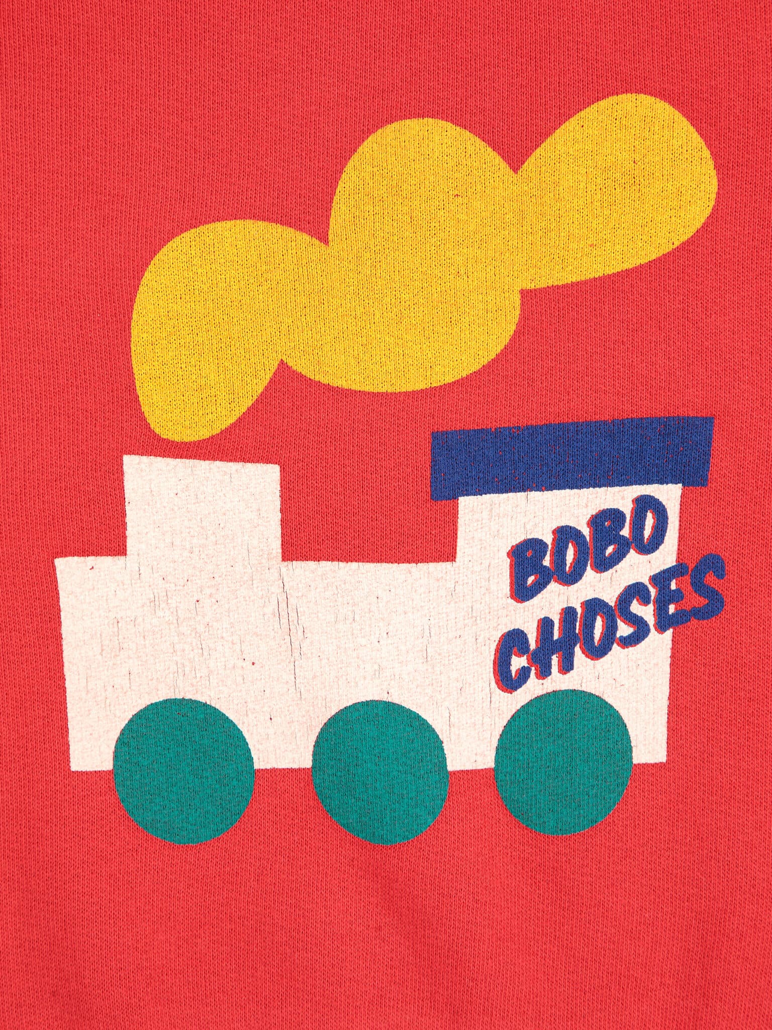 Bobo Choses — Bobo Choses / Bobo Choo Choo baby sweatshirt / Rød — alternativt billede