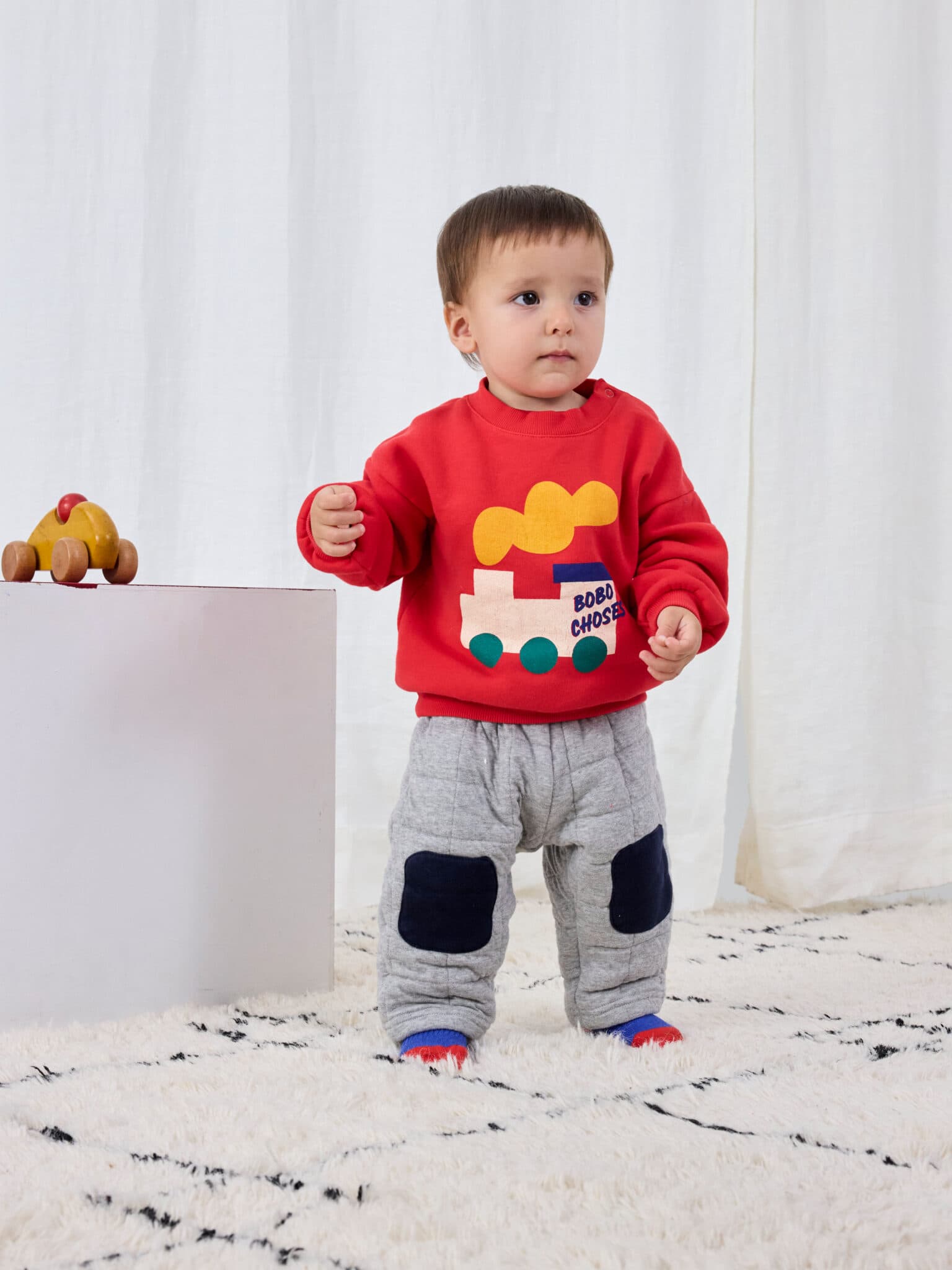 Bobo Choses / Bobo Choo Choo baby sweatshirt / Rød — billede 4