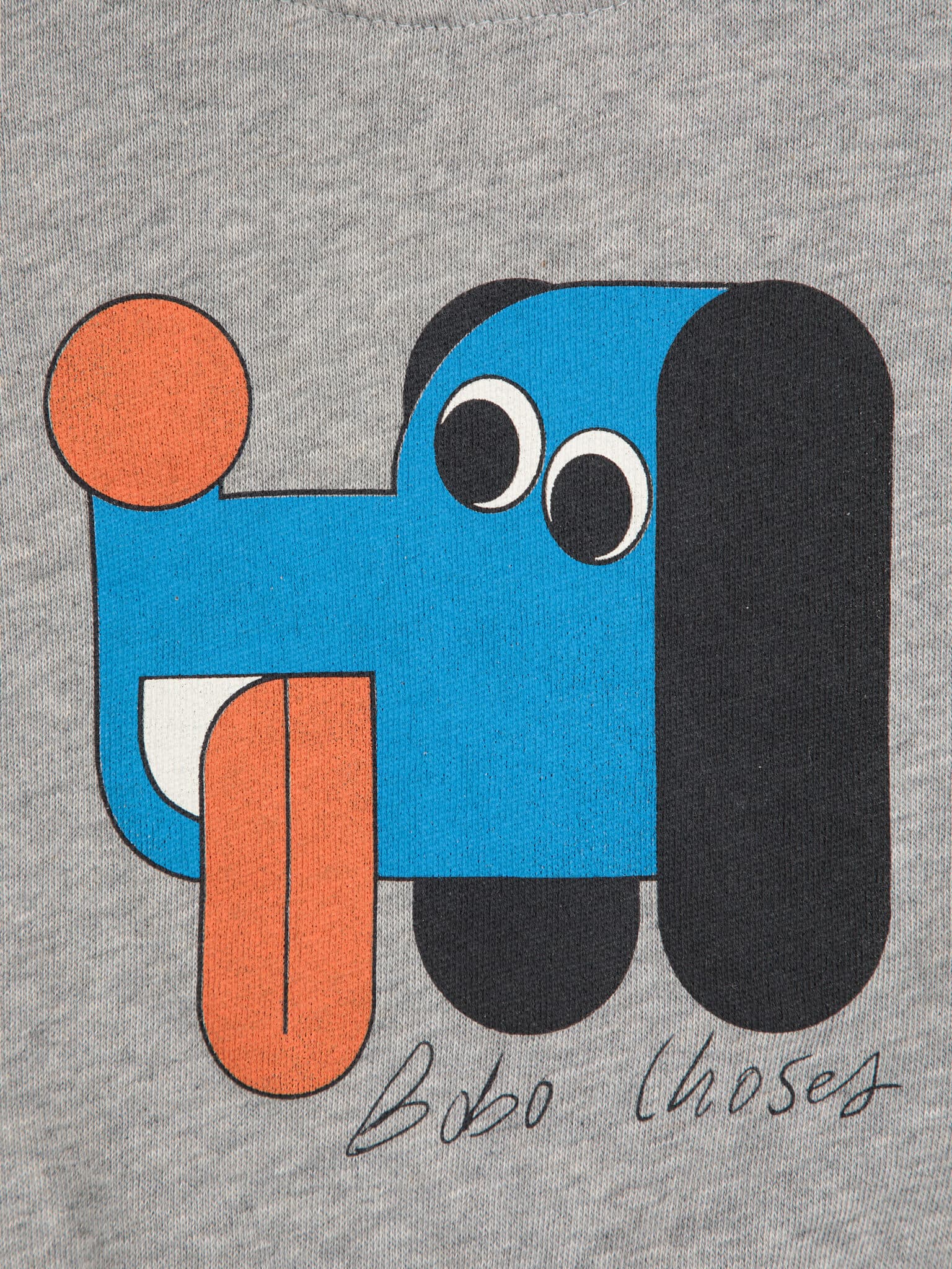 Bobo Choses / Doggy Mate baby sweatshirt / grå — billede 3
