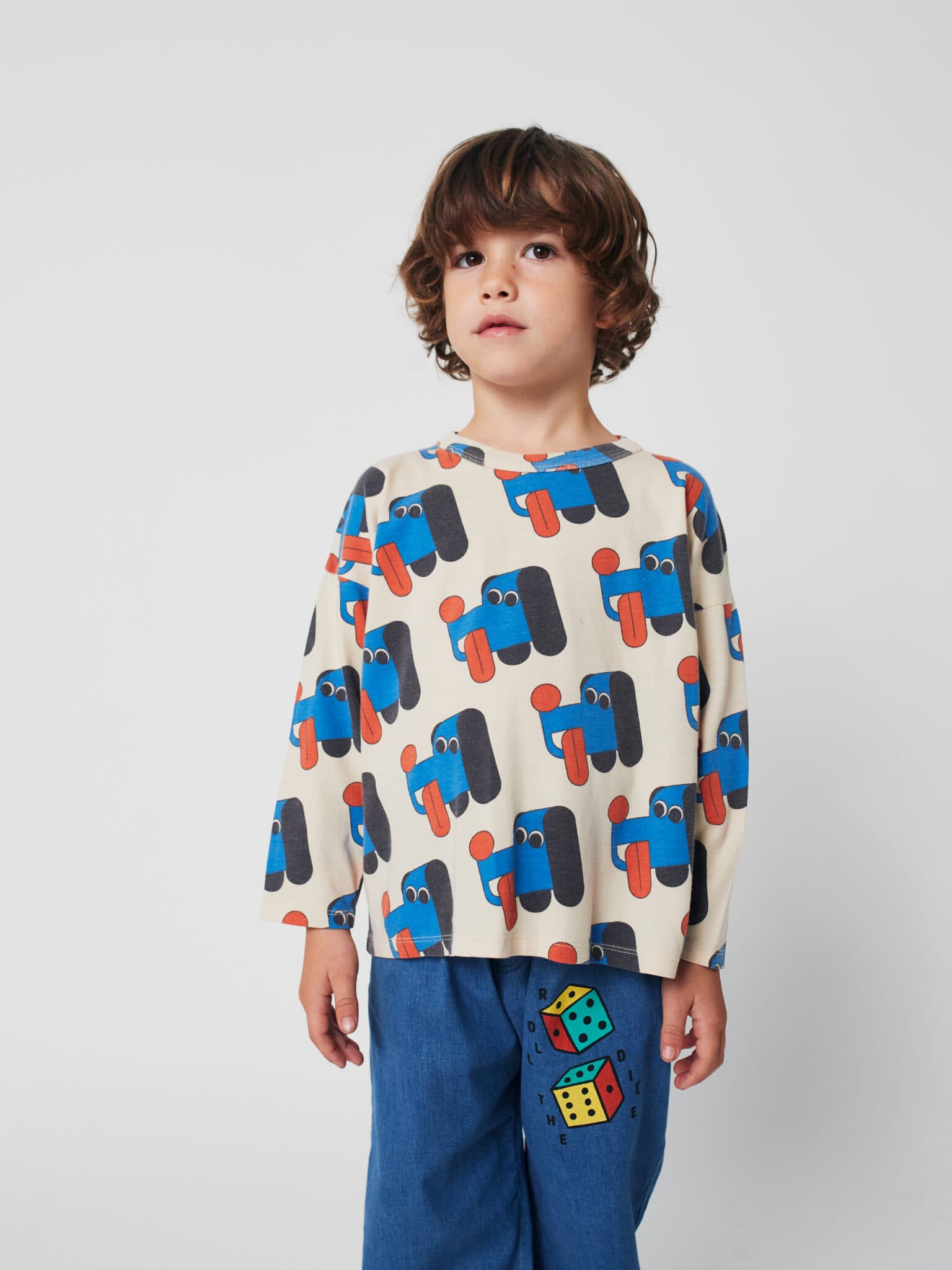 Bobo Choses / Doggy Mate all over langærmet T-shirt — billede 3