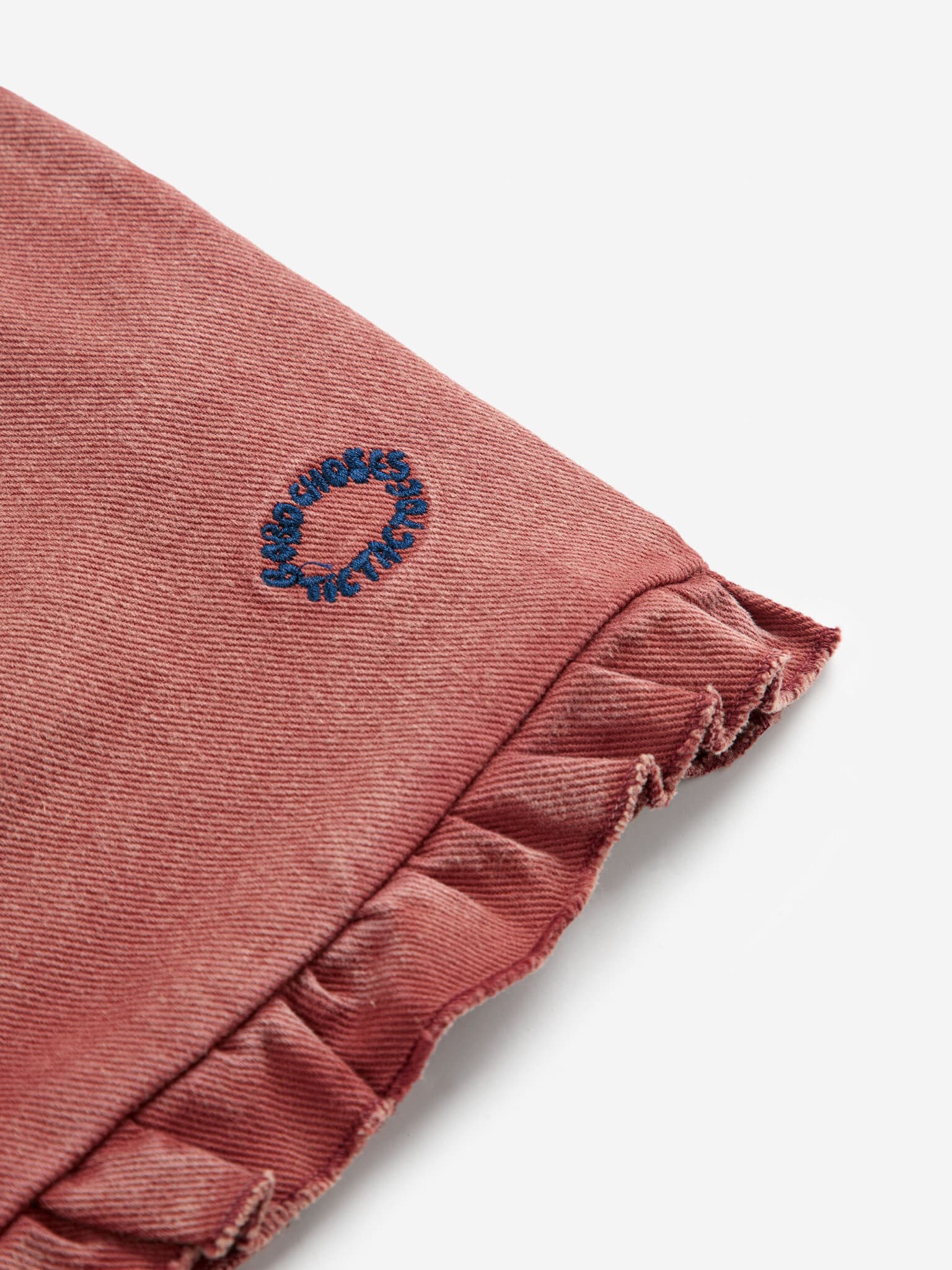 Bobo Choses — Bobo Choses / Tic Tac Toe denim nederdel / burgundy — alternativt billede