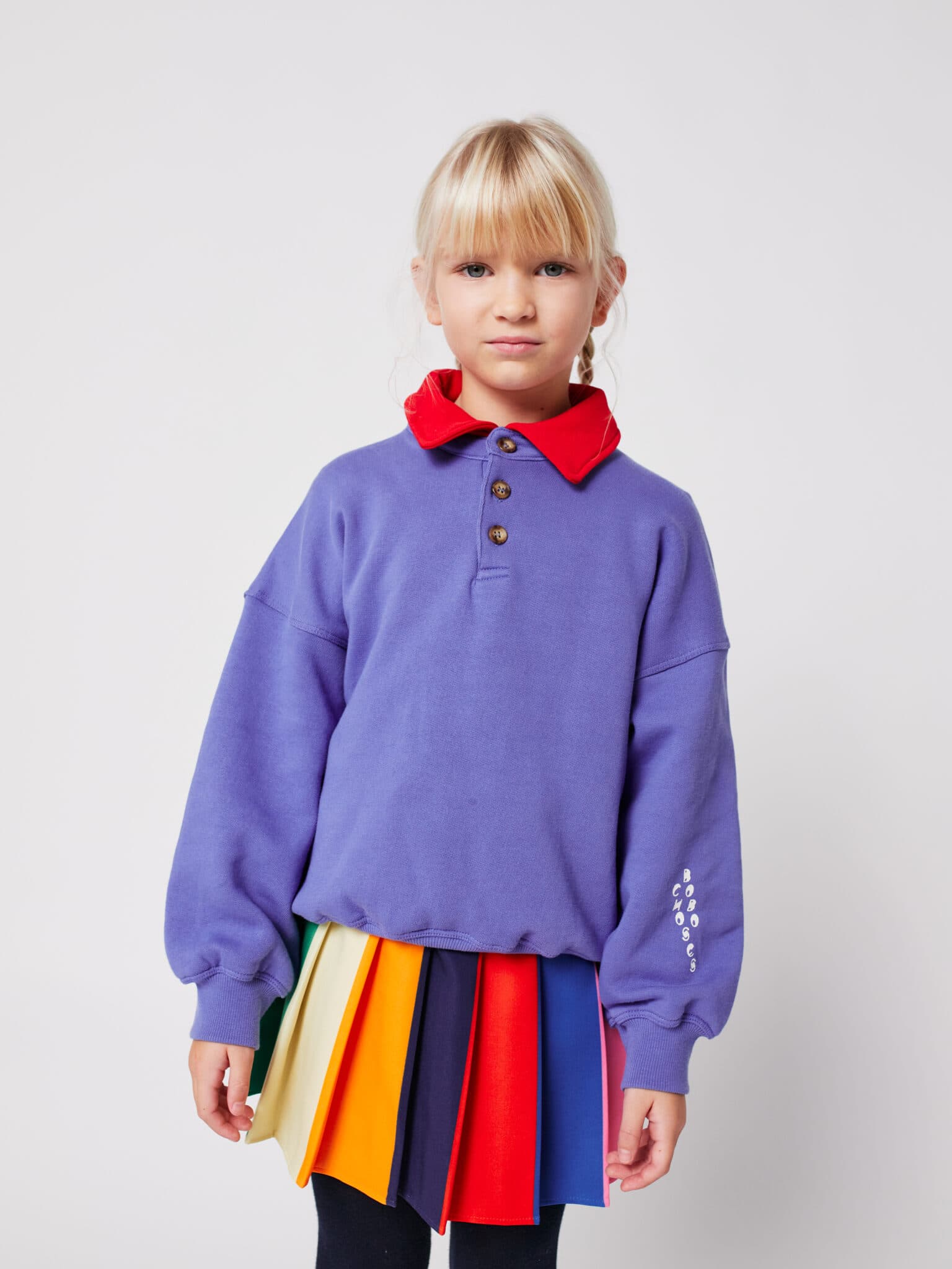 Bobo Choses — Bobo Choses / Polo sweatshirt / lilla — alternativt billede