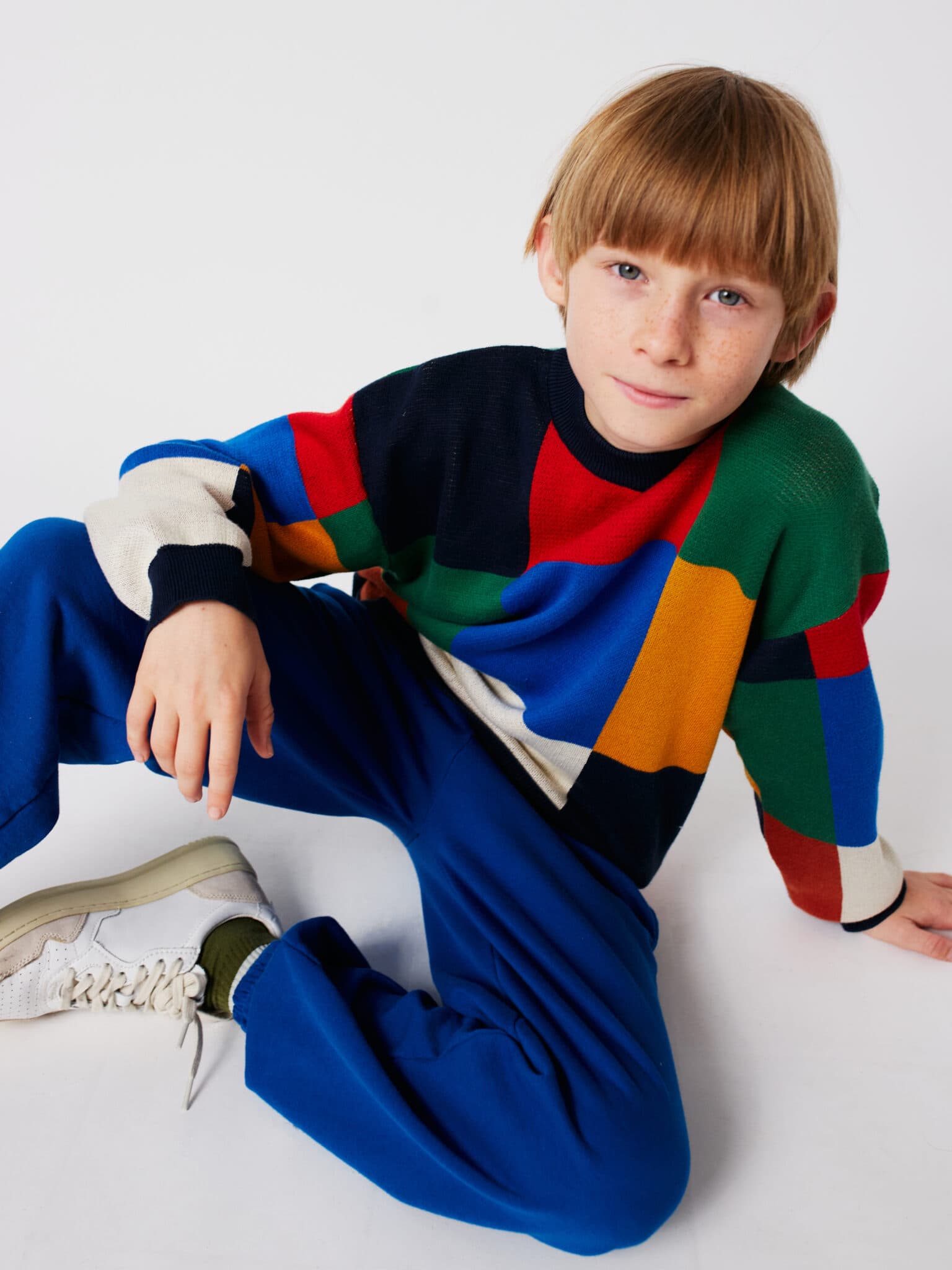 Bobo Choses — Bobo Choses / Multicolour tiles strik trøje — alternativt billede