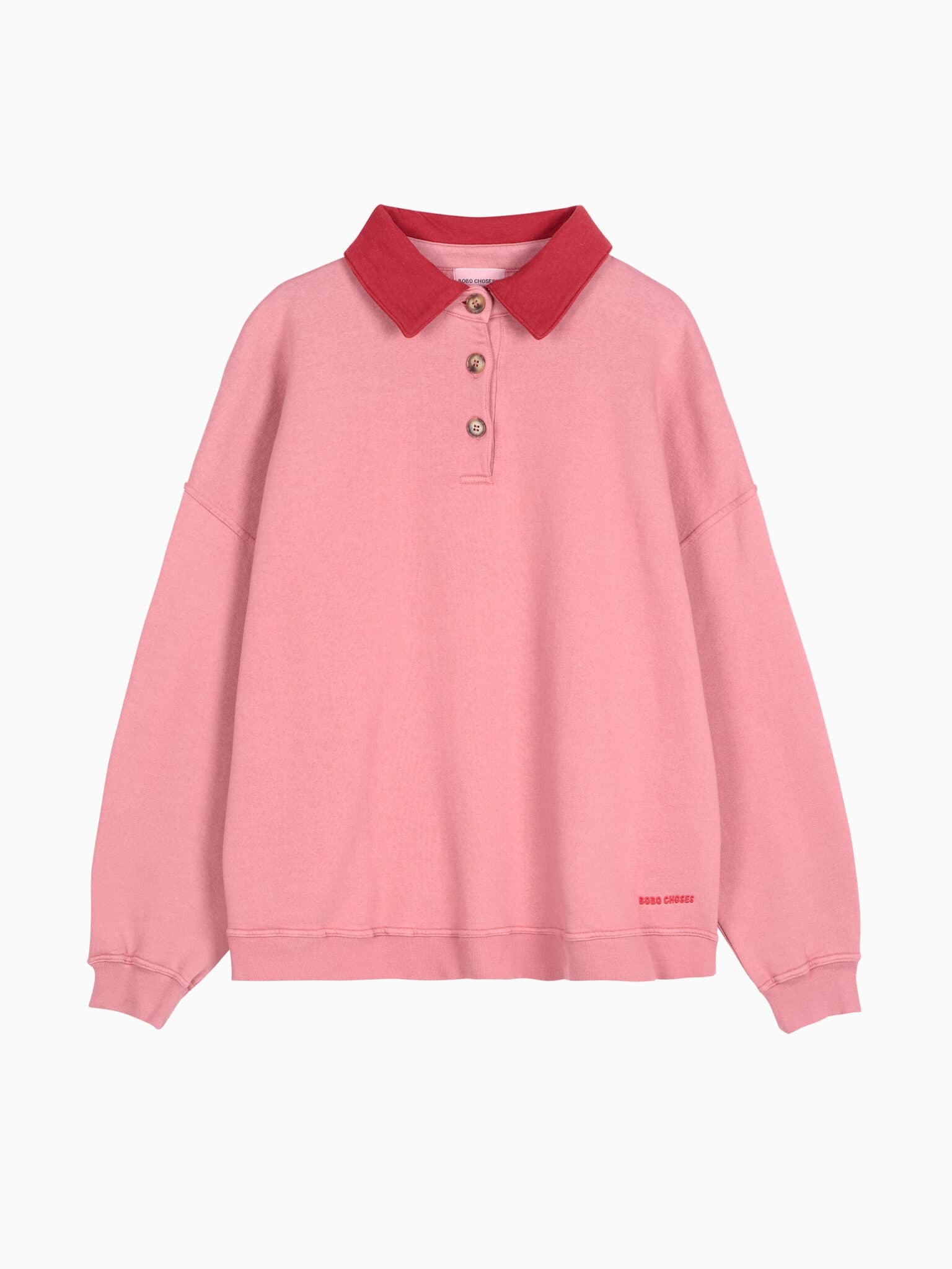 Bobo Choses — Bobo Choses Woman / Colourblock Polo Sweatshirt