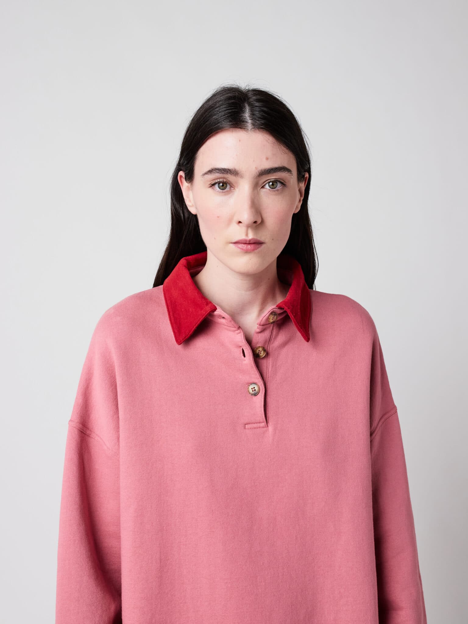 Bobo Choses Woman / Colourblock Polo Sweatshirt — billede 3