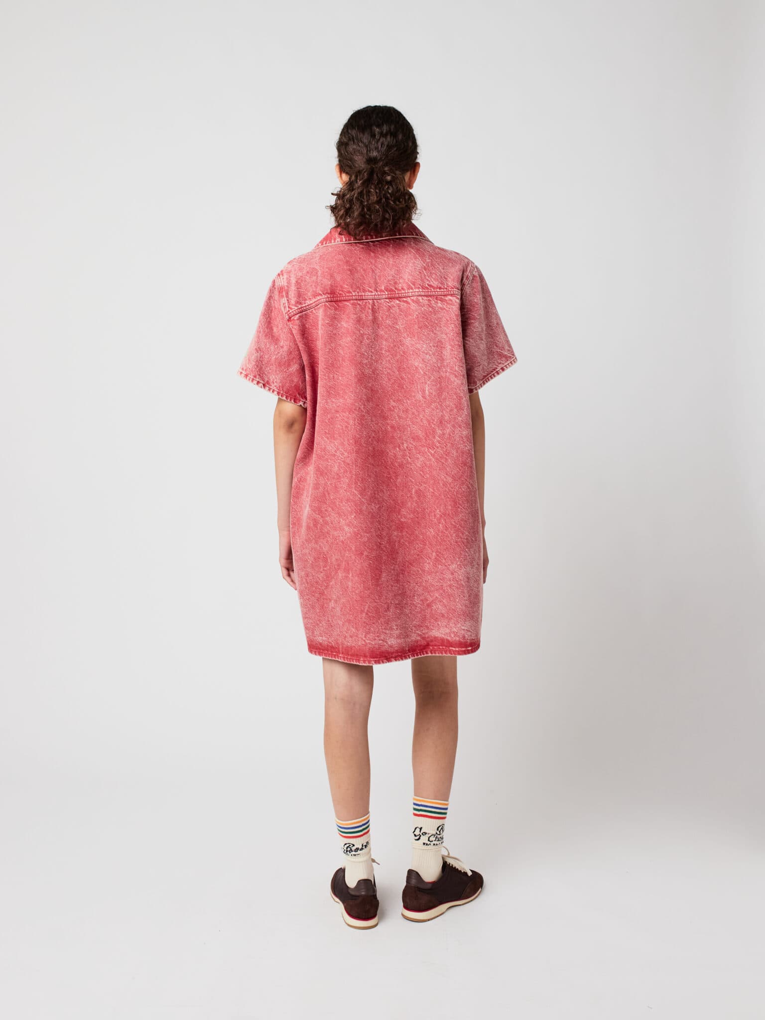 Bobo Choses Woman / Polo denim kjole / Rød — billede 5