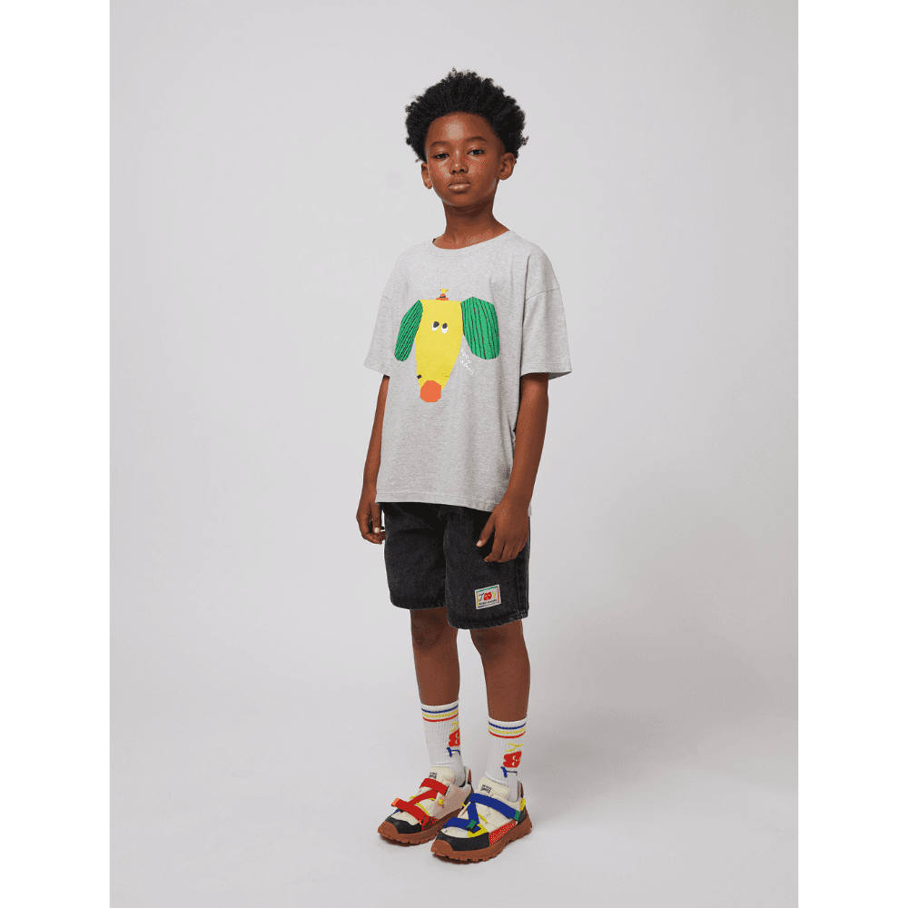 Bobo Choses / Happy Dog T-shirt / Grå — billede 4