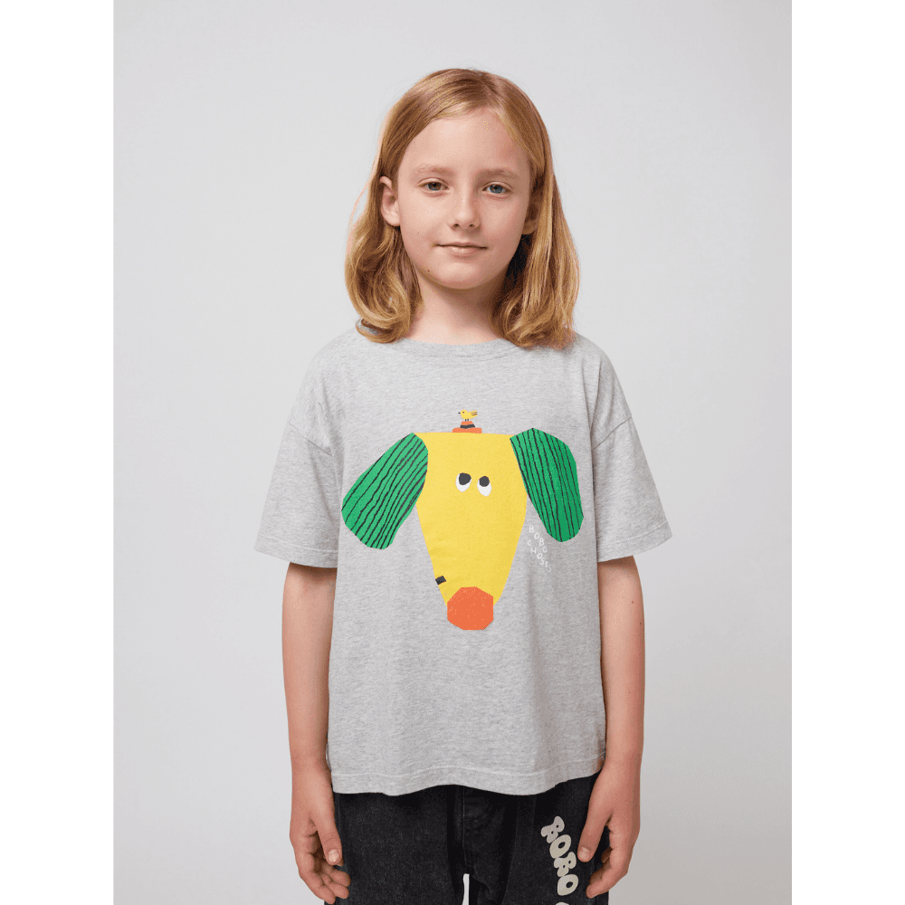 Bobo Choses / Happy Dog T-shirt / Grå — billede 3