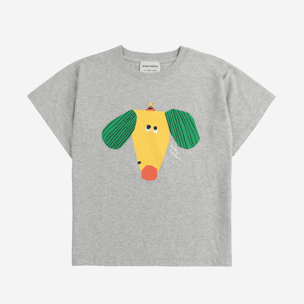 Bobo Choses — Bobo Choses / Happy Dog T-shirt / Grå — alternativt billede