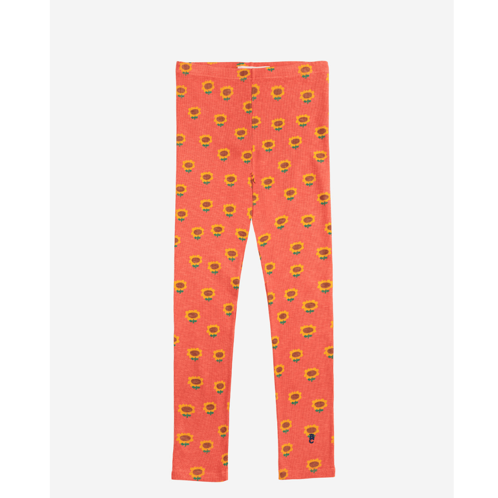 Bobo Choses — Bobo Choses / Sunflower Rib Leggings / Orange
