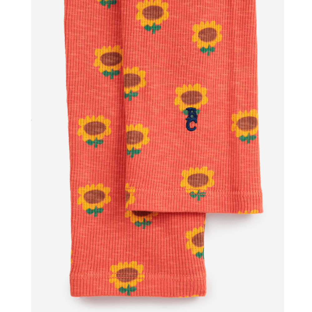 Bobo Choses — Bobo Choses / Sunflower Rib Leggings / Orange — alternativt billede