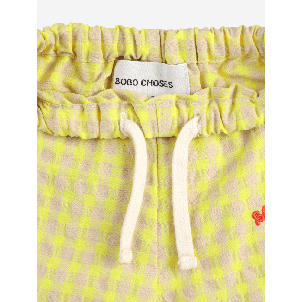 Bobo Choses / Vichy Ternede Baby Bukser / Gul — billede 4