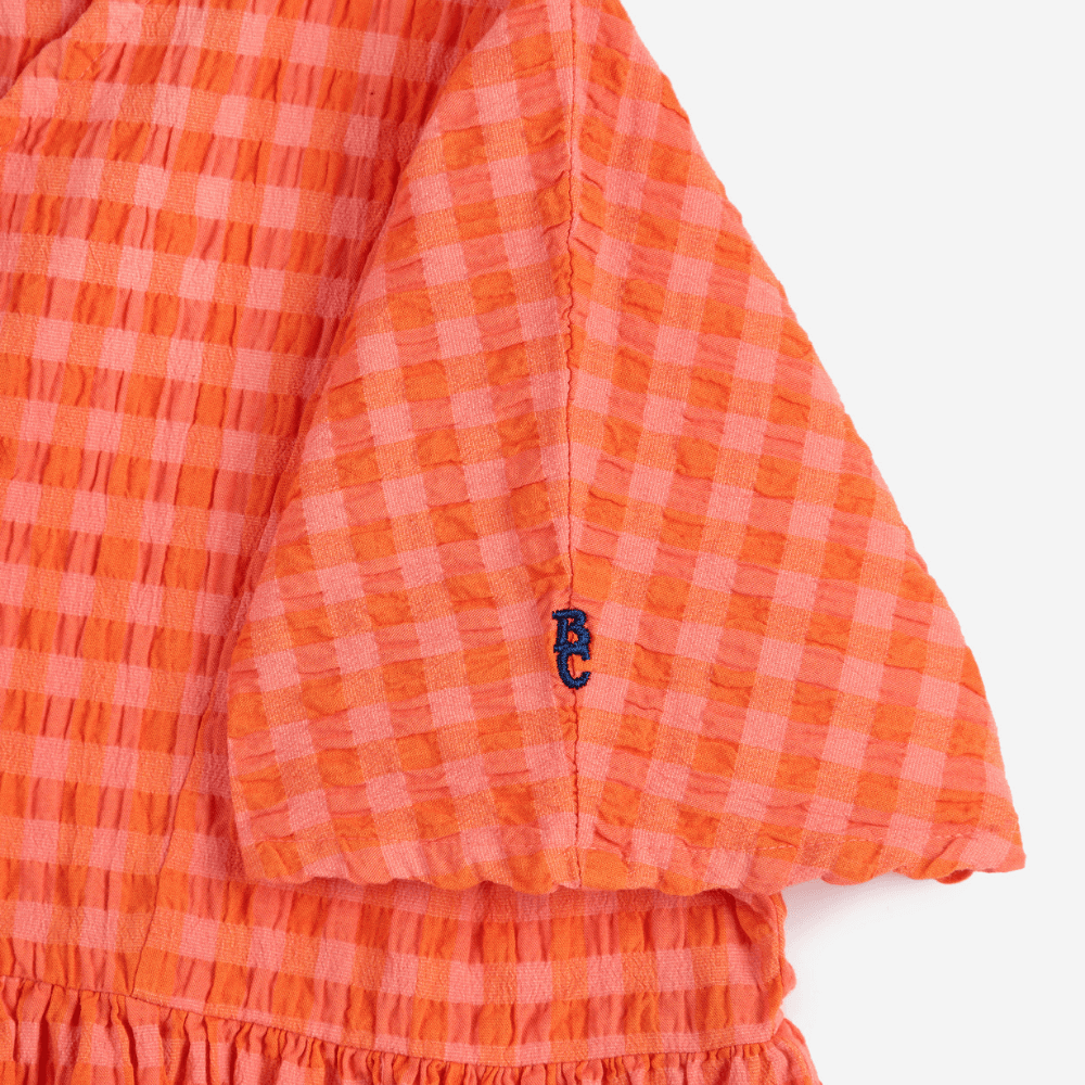 Bobo Choses — Bobo Choses / Vichy Ternet Kjole / Orange — alternativt billede