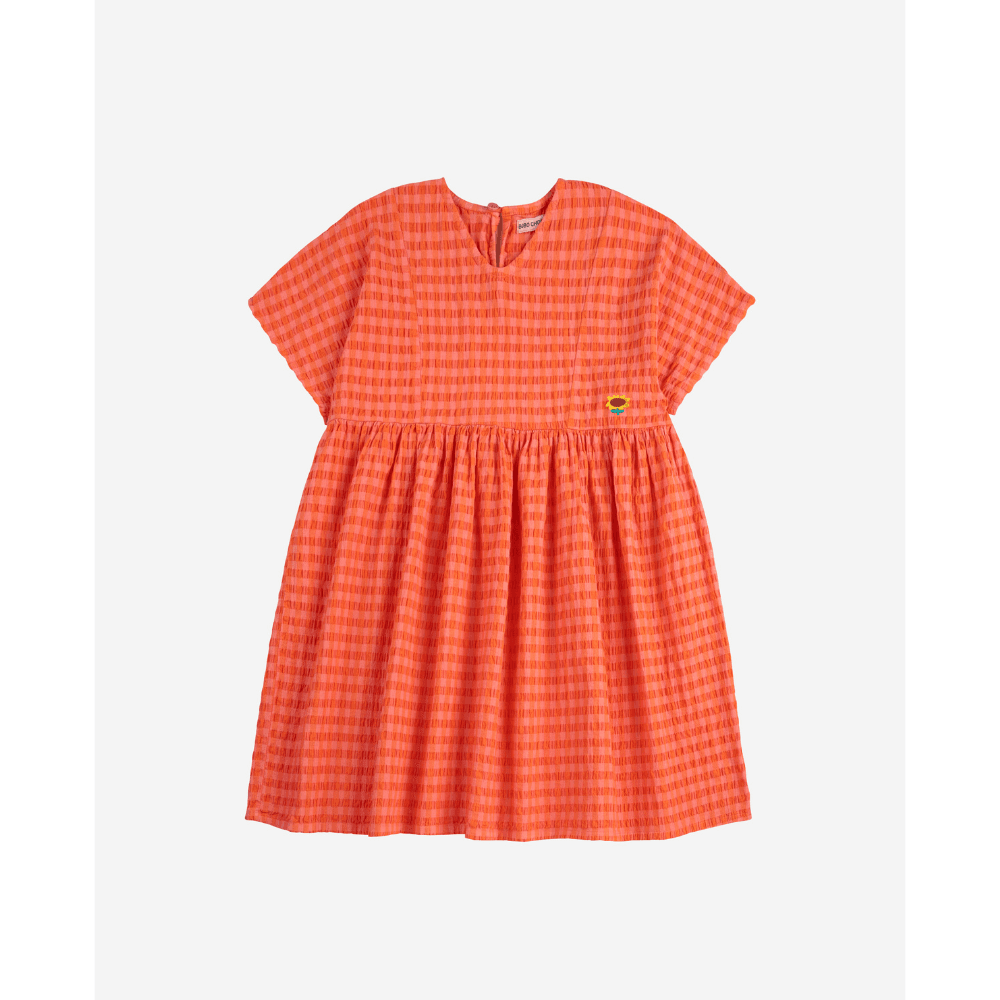 Bobo Choses — Bobo Choses / Vichy Ternet Kjole / Orange