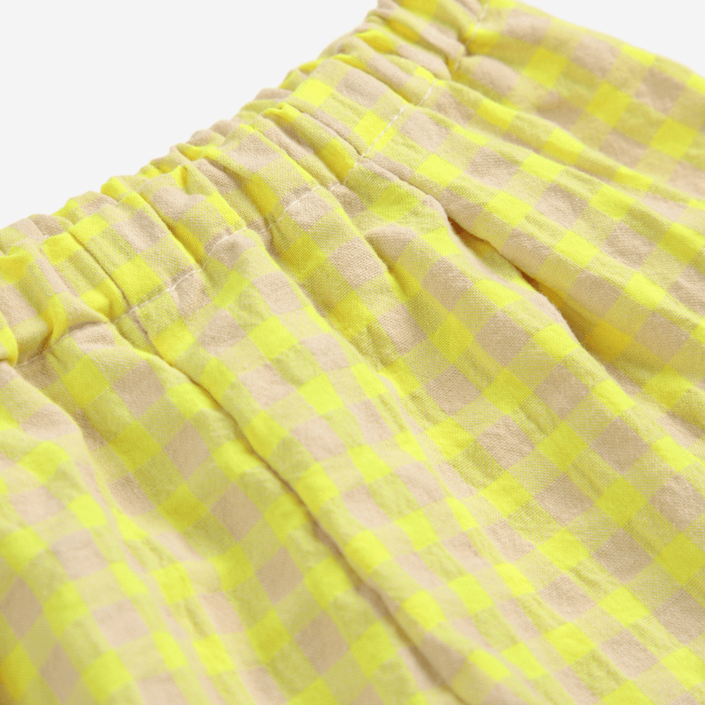 Bobo Choses / Vichy Ternede Baby Shorts / Gul — billede 4