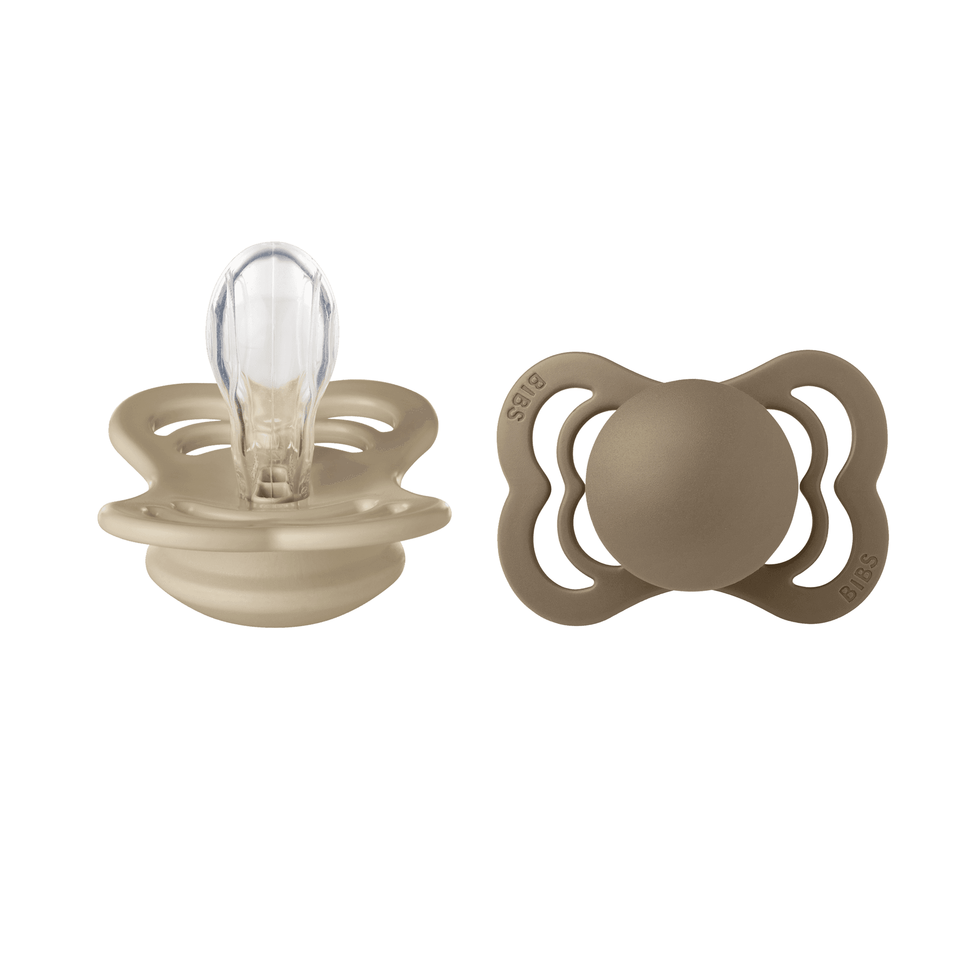 BIBS Supreme 2 Pack Vanilla/Dark Oak