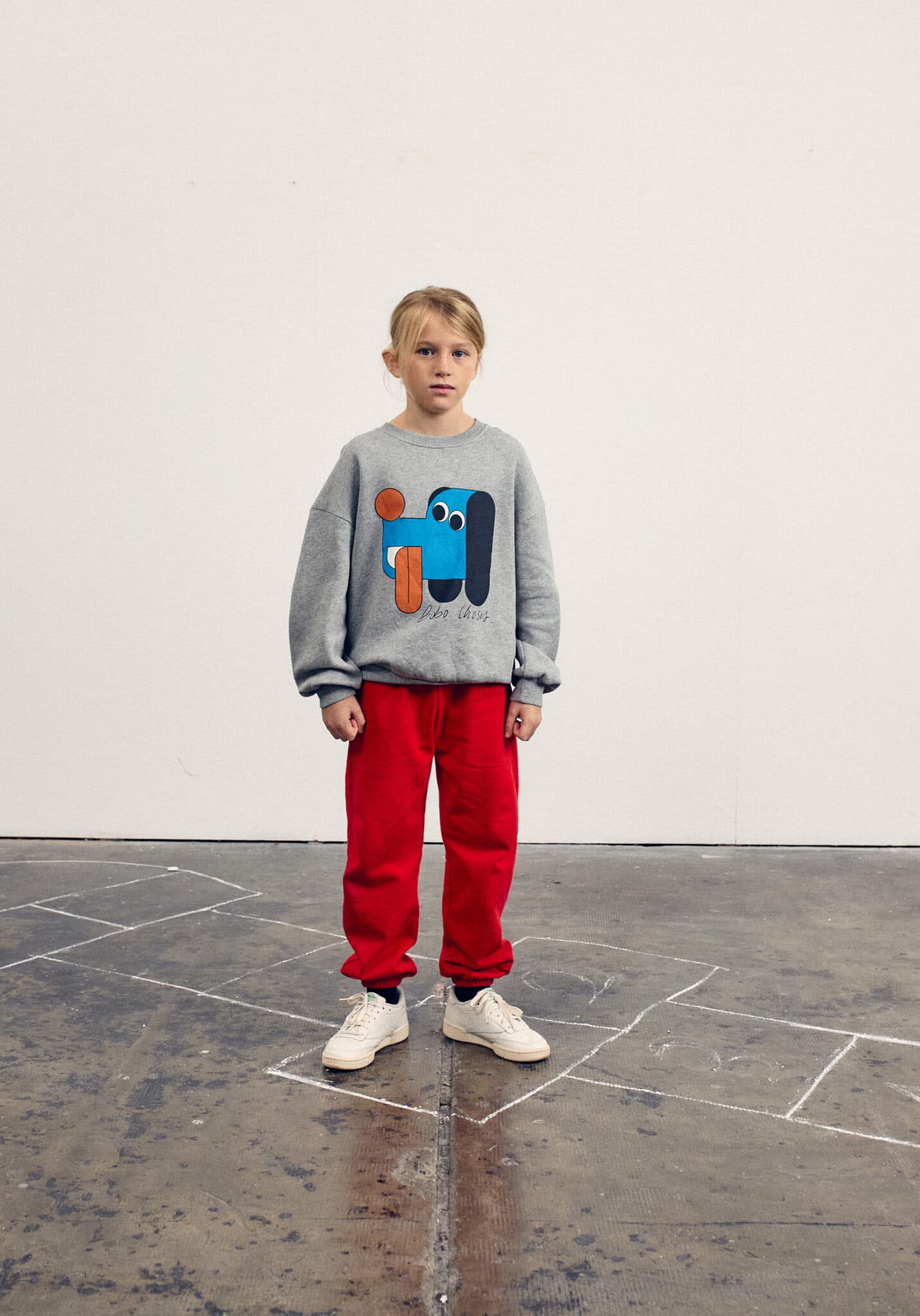 Bobo Choses / Doggy Mate sweatshirt / grå — billede 3
