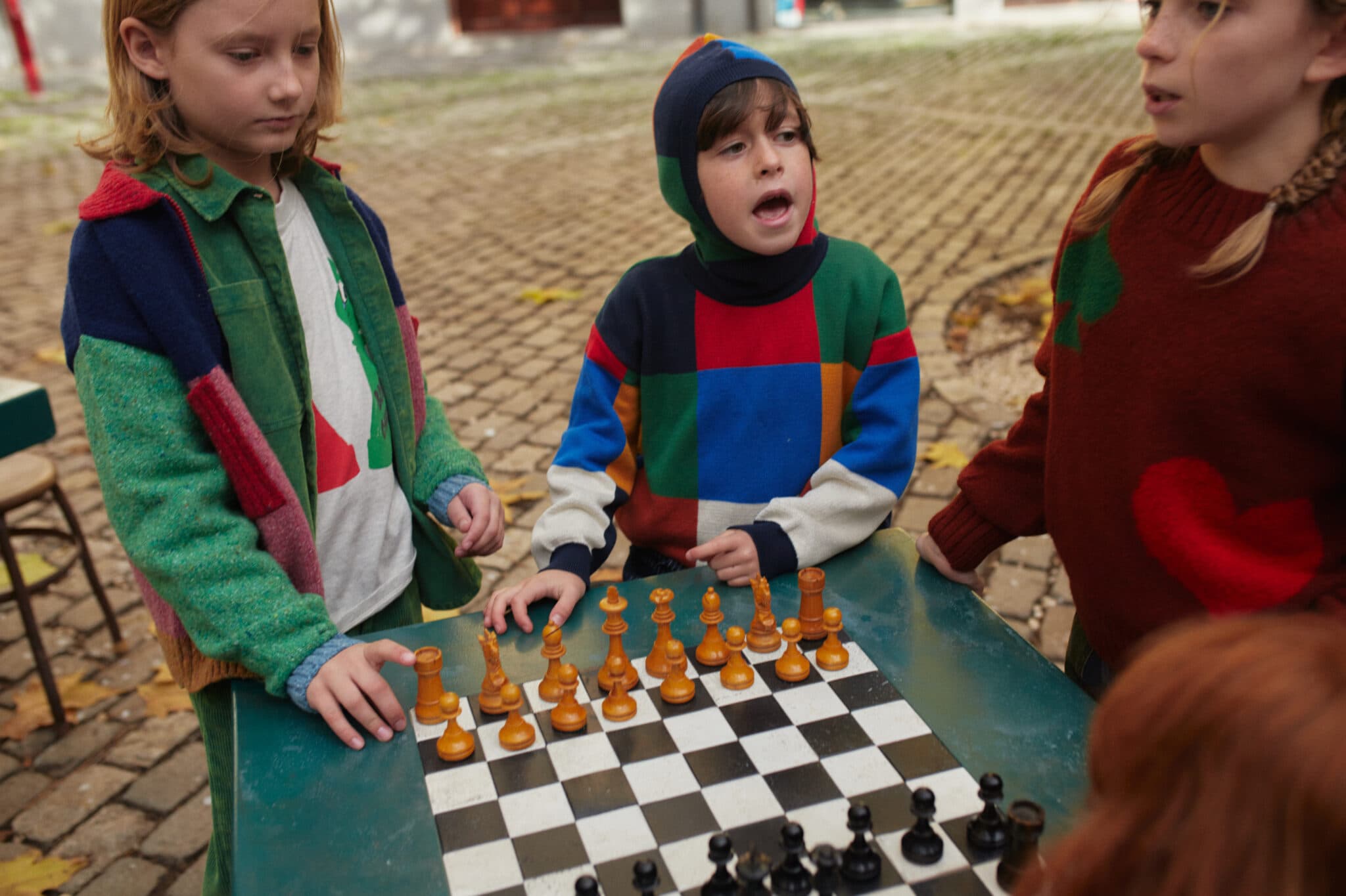 Bobo Choses / Multicolour tiles strik trøje — billede 3