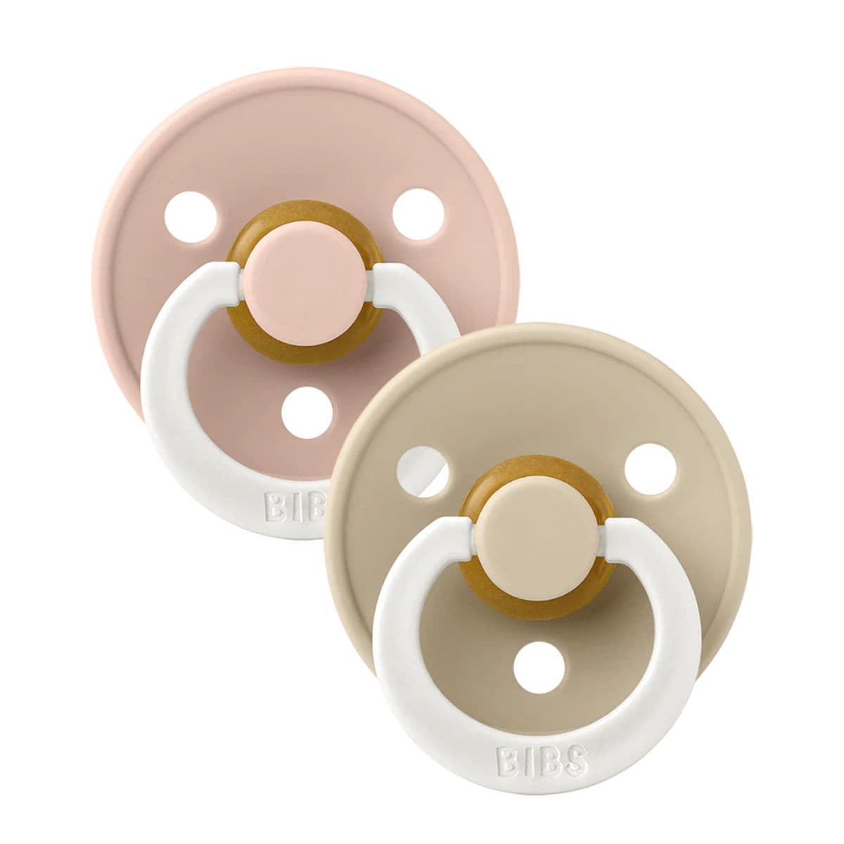 BIBS Colour Glow 2 Pak Vanilla/Blush