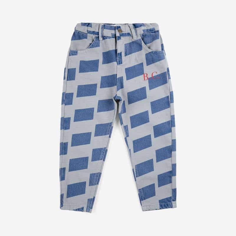 wear — Bobo Choses / Checker all over denim pants