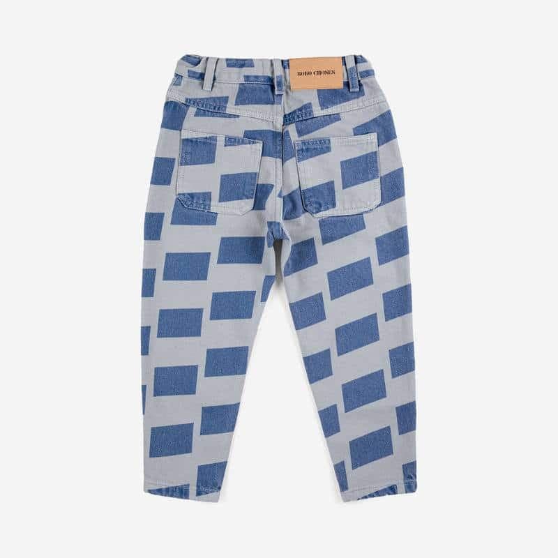 wear — Bobo Choses / Checker all over denim pants — alternativt billede