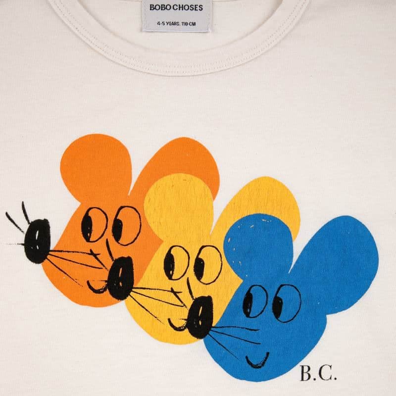 wear — Bobo Choses / Multicolor Mouse long sleece T-shirt — alternativt billede