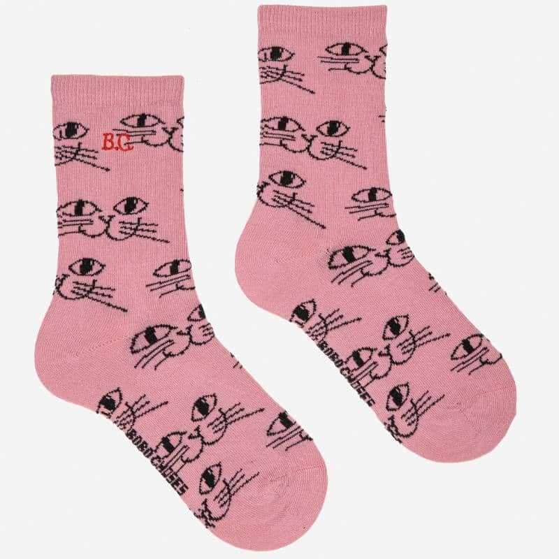 wear — Bobo Choses / Smiling Cat over long socks